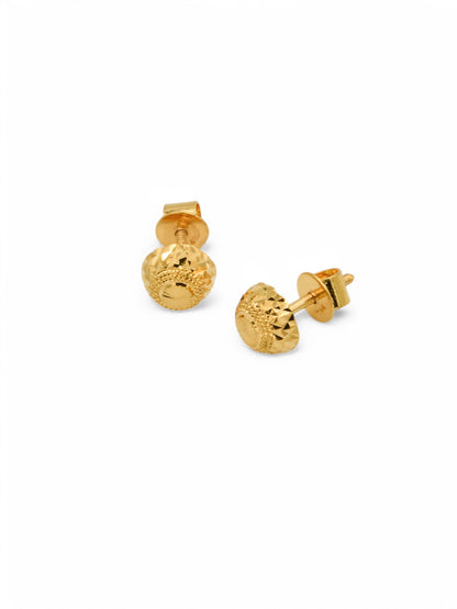 22ct Gold Ball Pendant Set
