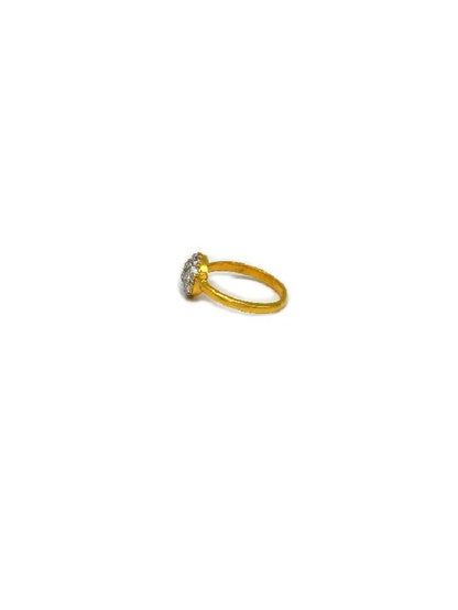 22ct Gold CZ Baby Ring