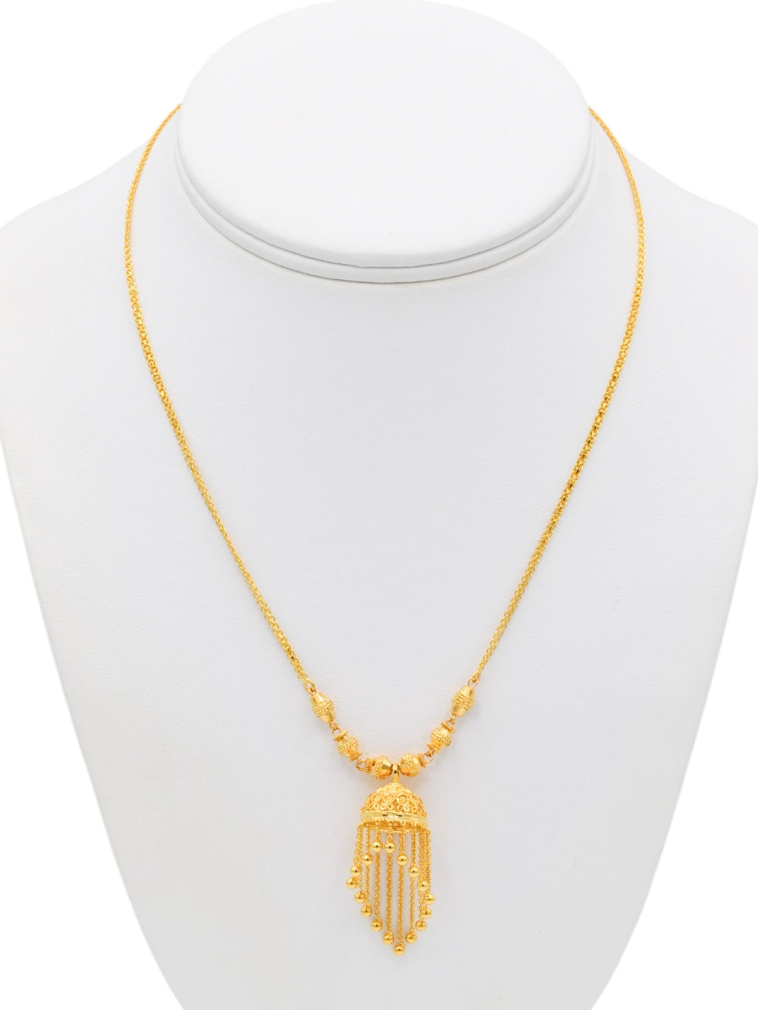 22ct Gold Jhumki Chain