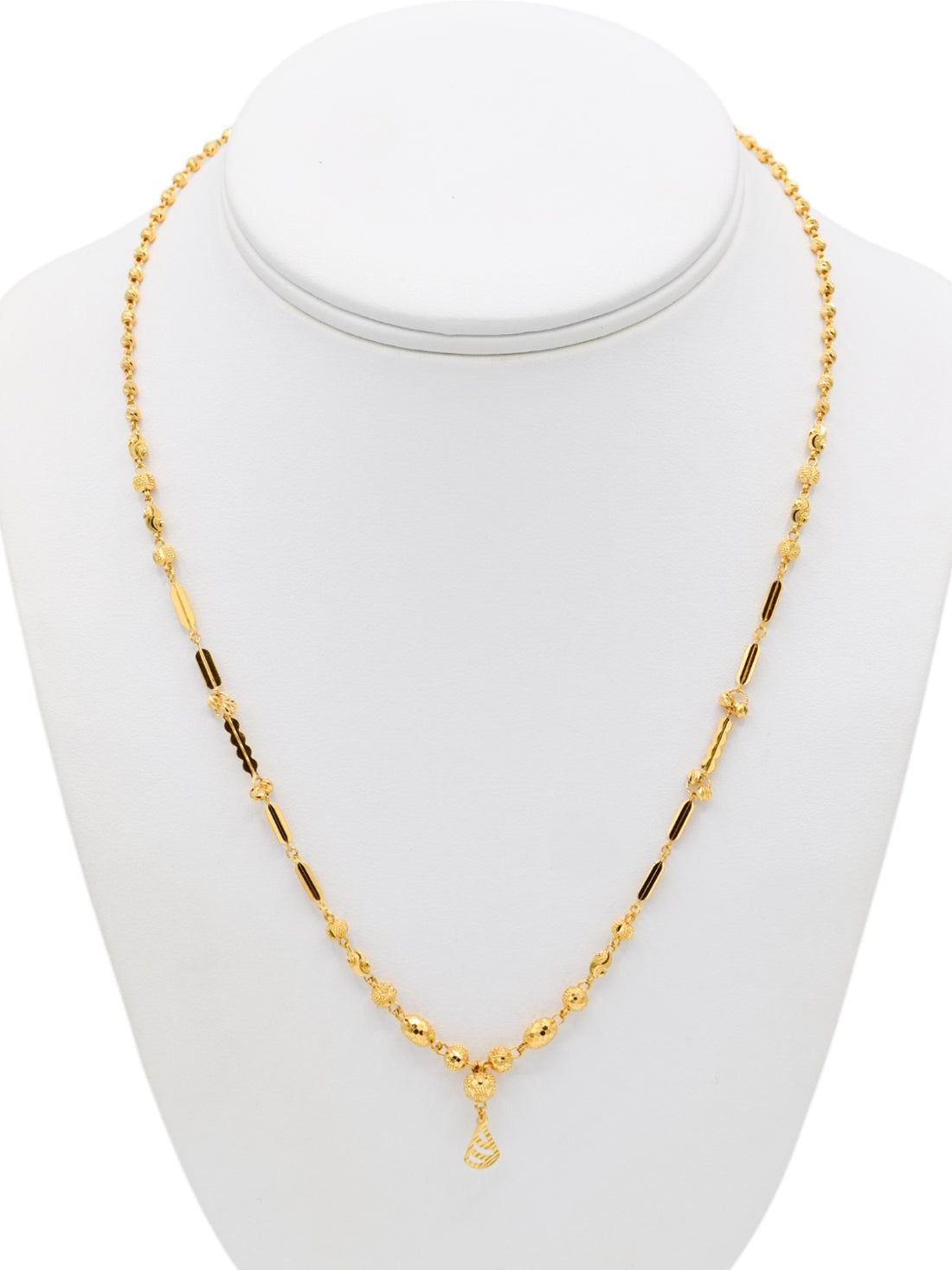 22ct Gold Ball Fancy Chain
