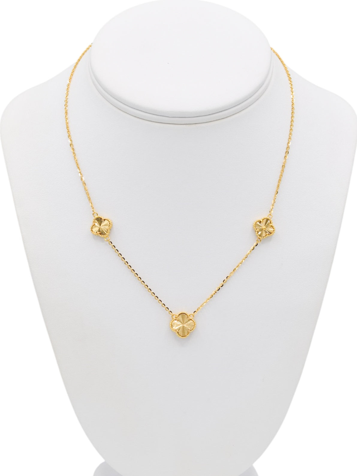22ct Gold 3 Flower Chain