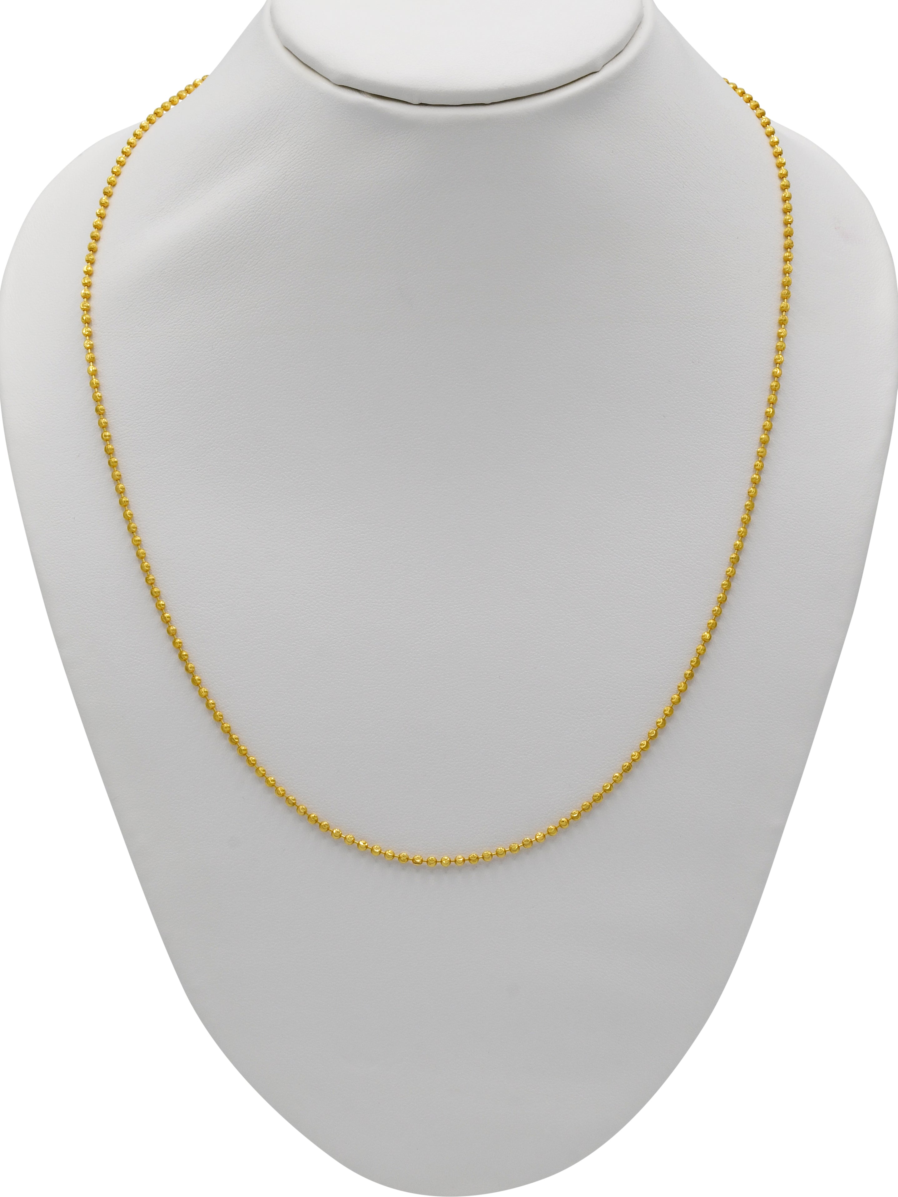 22ct Gold Ball Fancy Chain