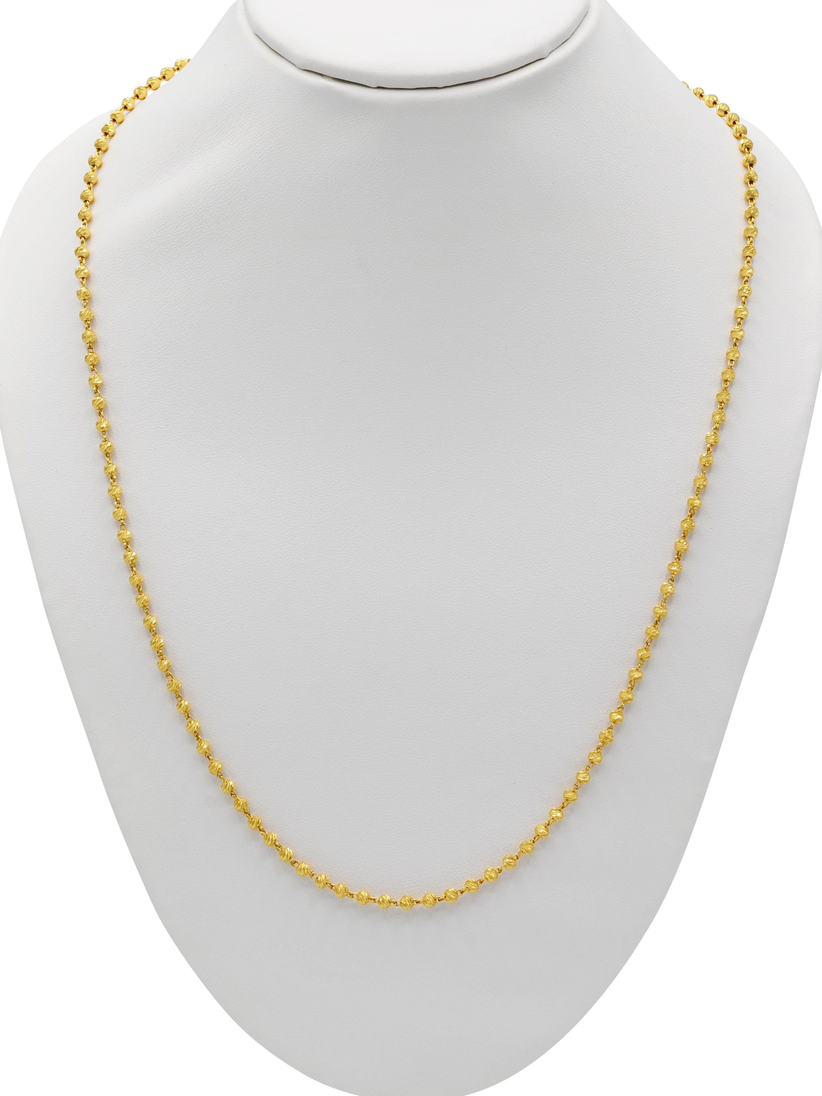 22ct Gold Ball Fancy Chain