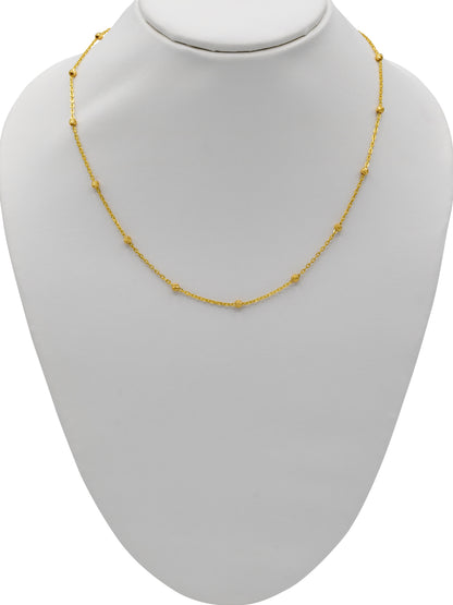 22ct Gold Ball Fancy Chain