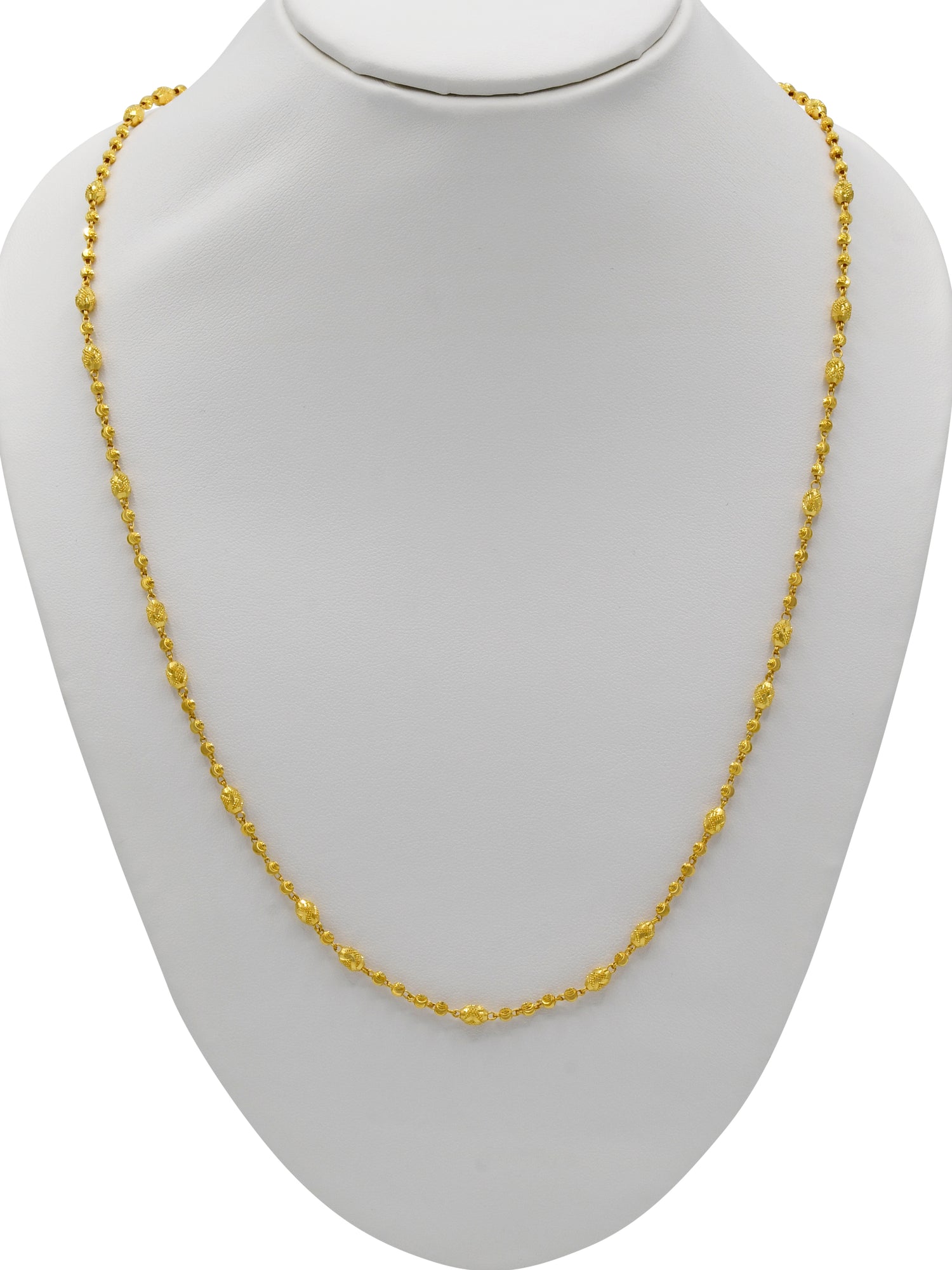 22ct Gold Ball Fancy Chain