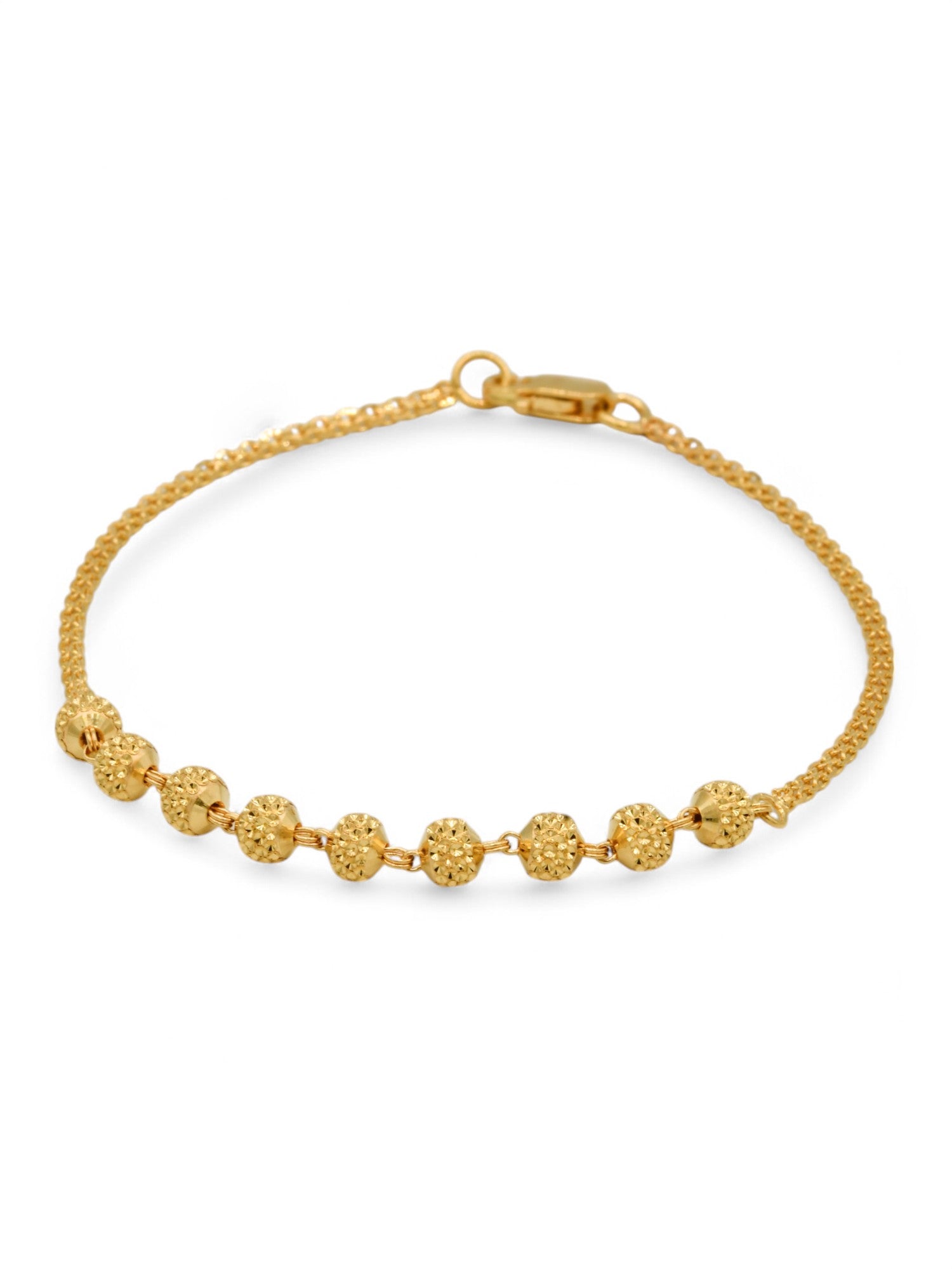 22ct Gold Ball Bracelet