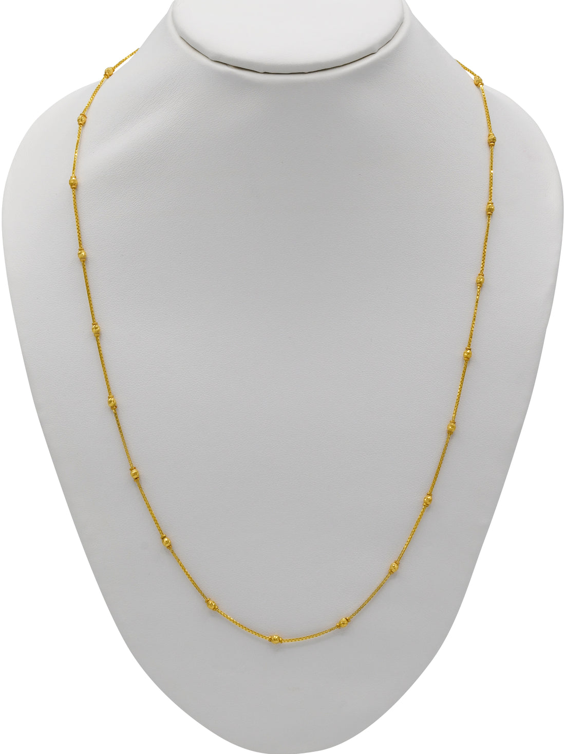 22ct Gold Ball Fancy Chain