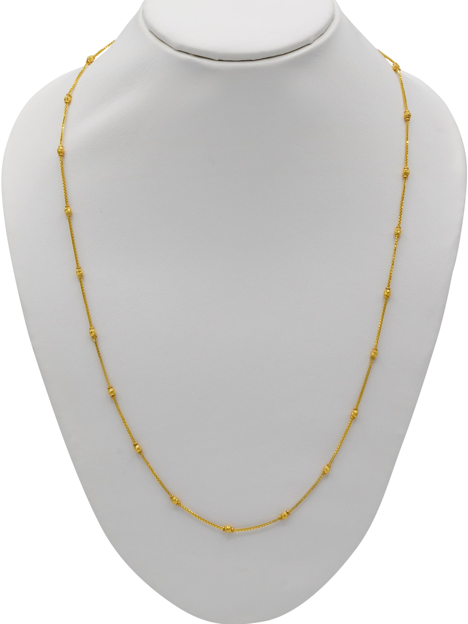 22ct Gold Ball Fancy Chain