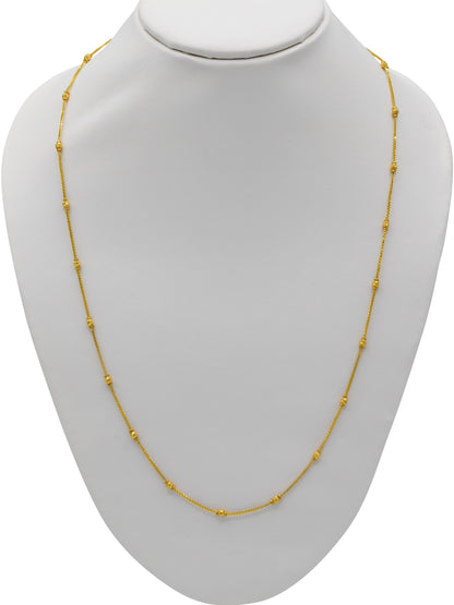 22ct Gold Ball Fancy Chain