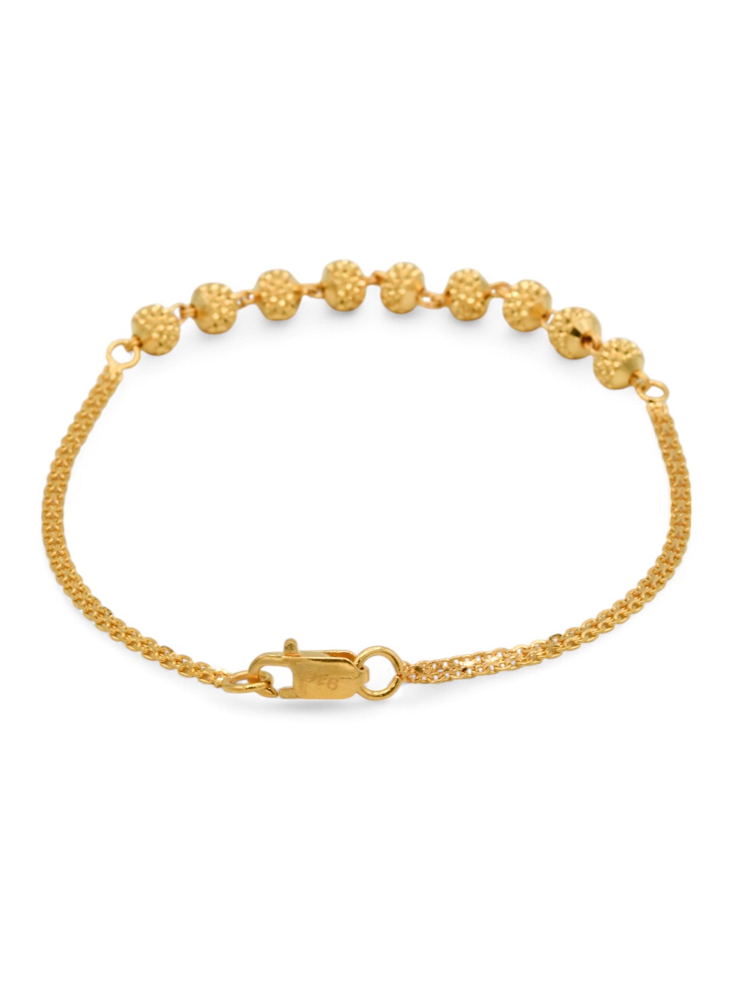 22ct Gold Ball Bracelet