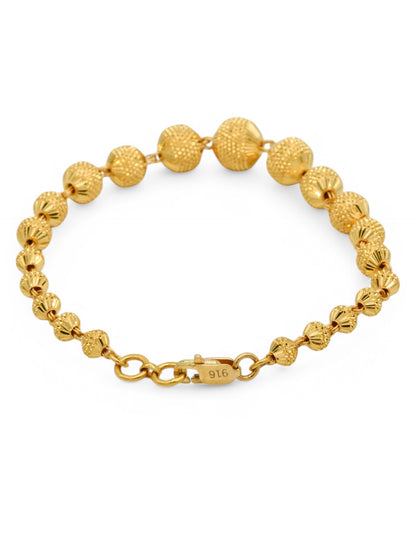 22ct Gold Ball Bracelet