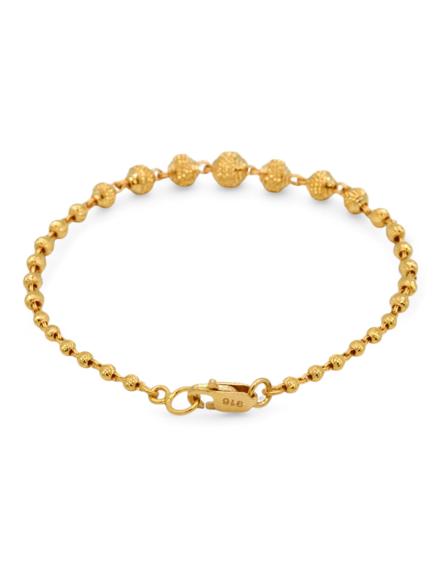 22ct Gold Ball Bracelet