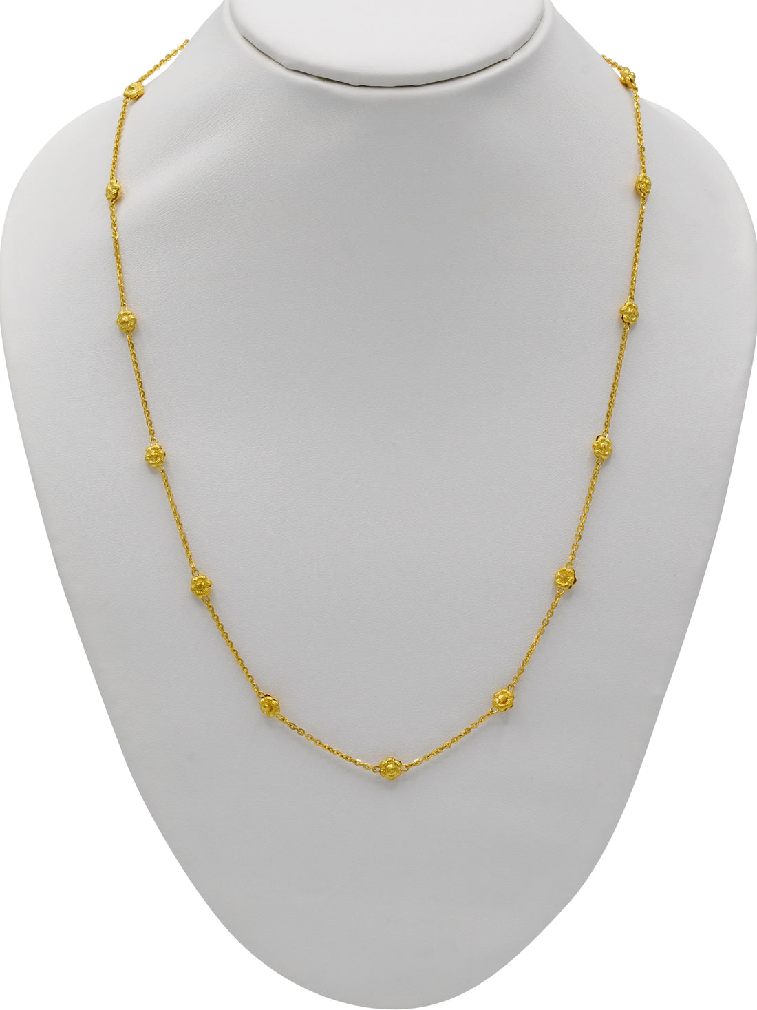 22ct Gold  Ball Fancy Chain