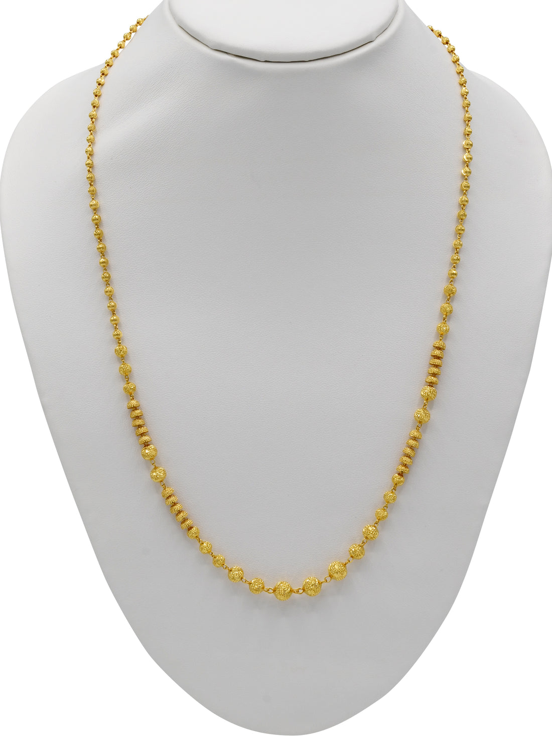 22ct Gold Ball Fancy Chain