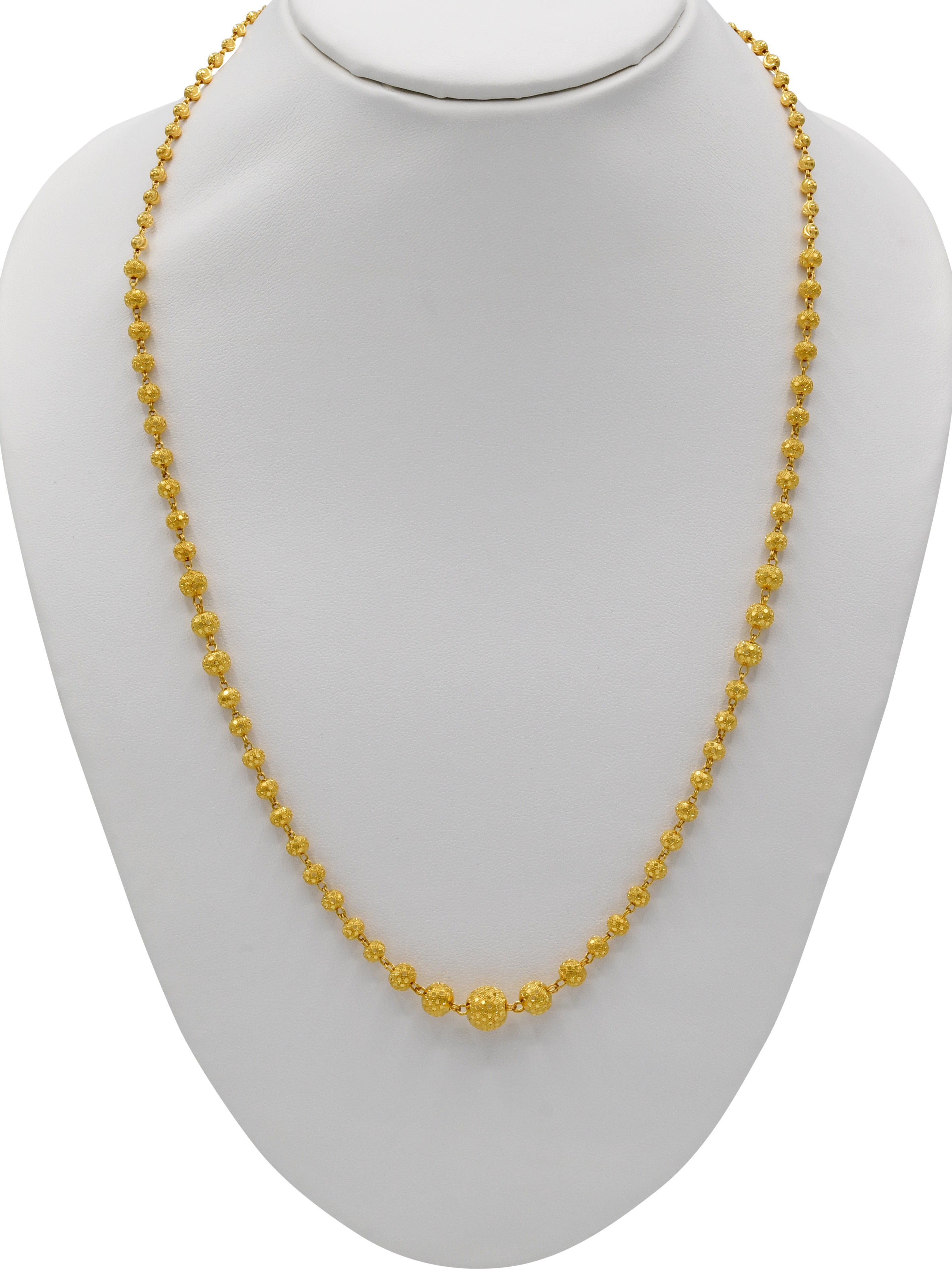 22ct Gold Ball Fancy Chain