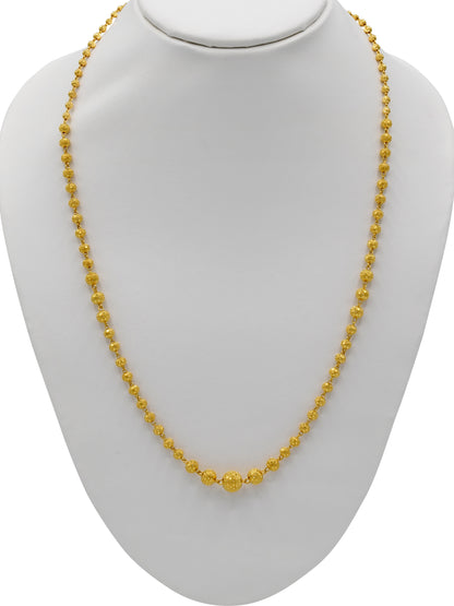 22ct Gold Ball Fancy Chain