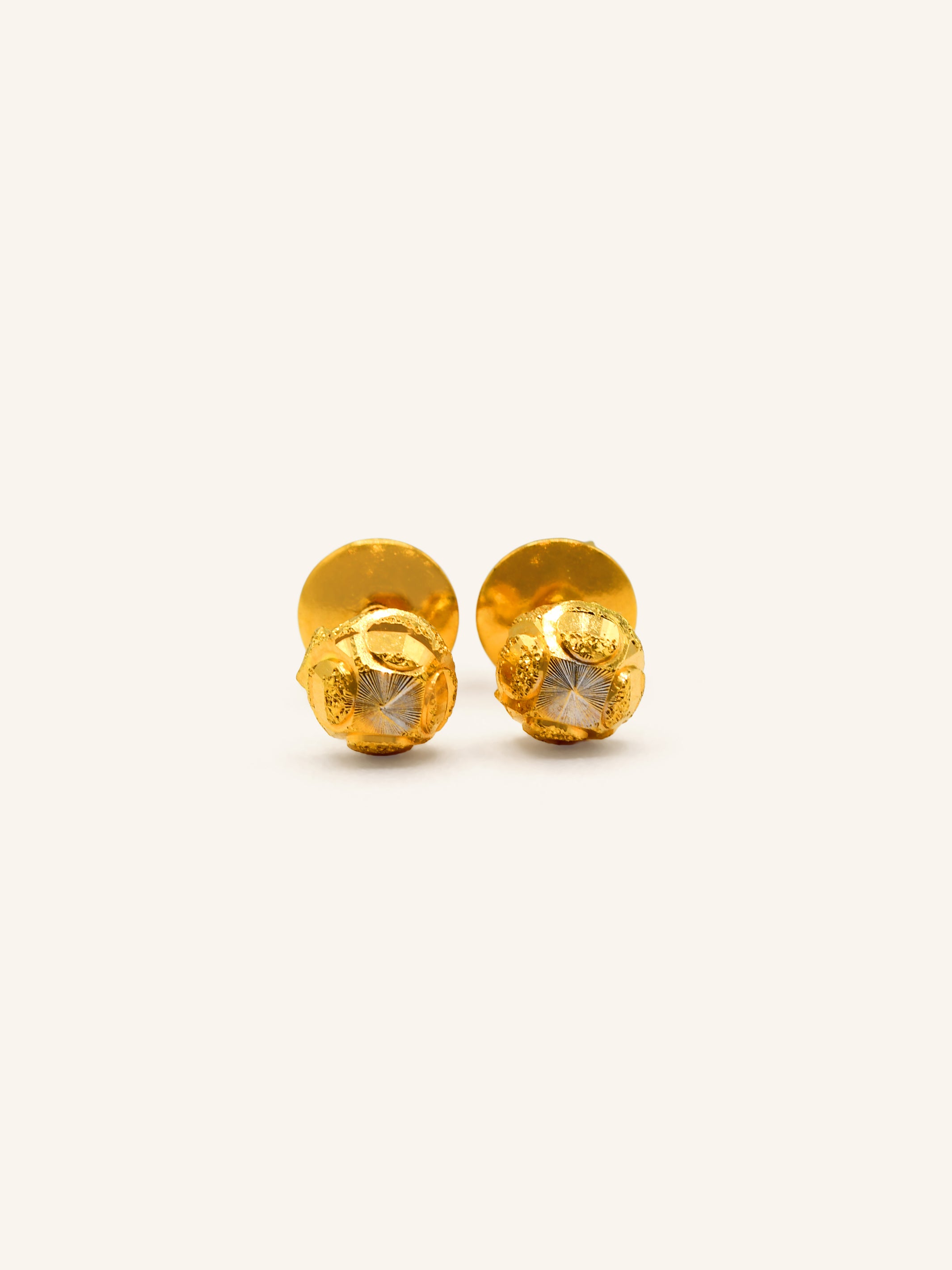 22ct Gold Stud Earrings