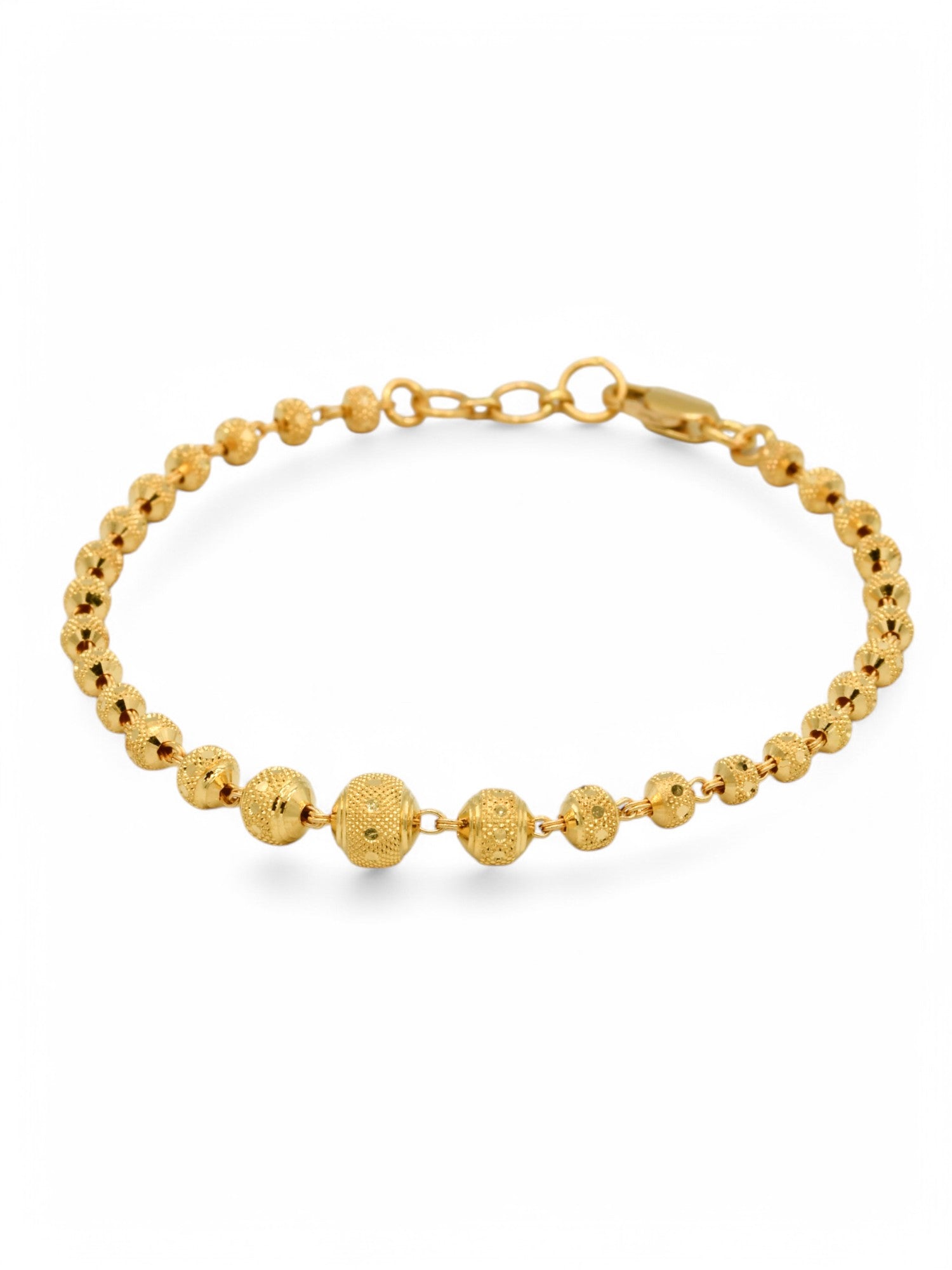 22ct Gold Ball Bracelet