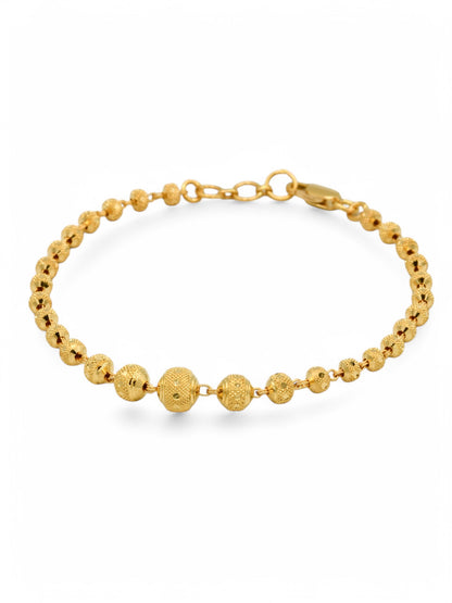 22ct Gold Ball Bracelet