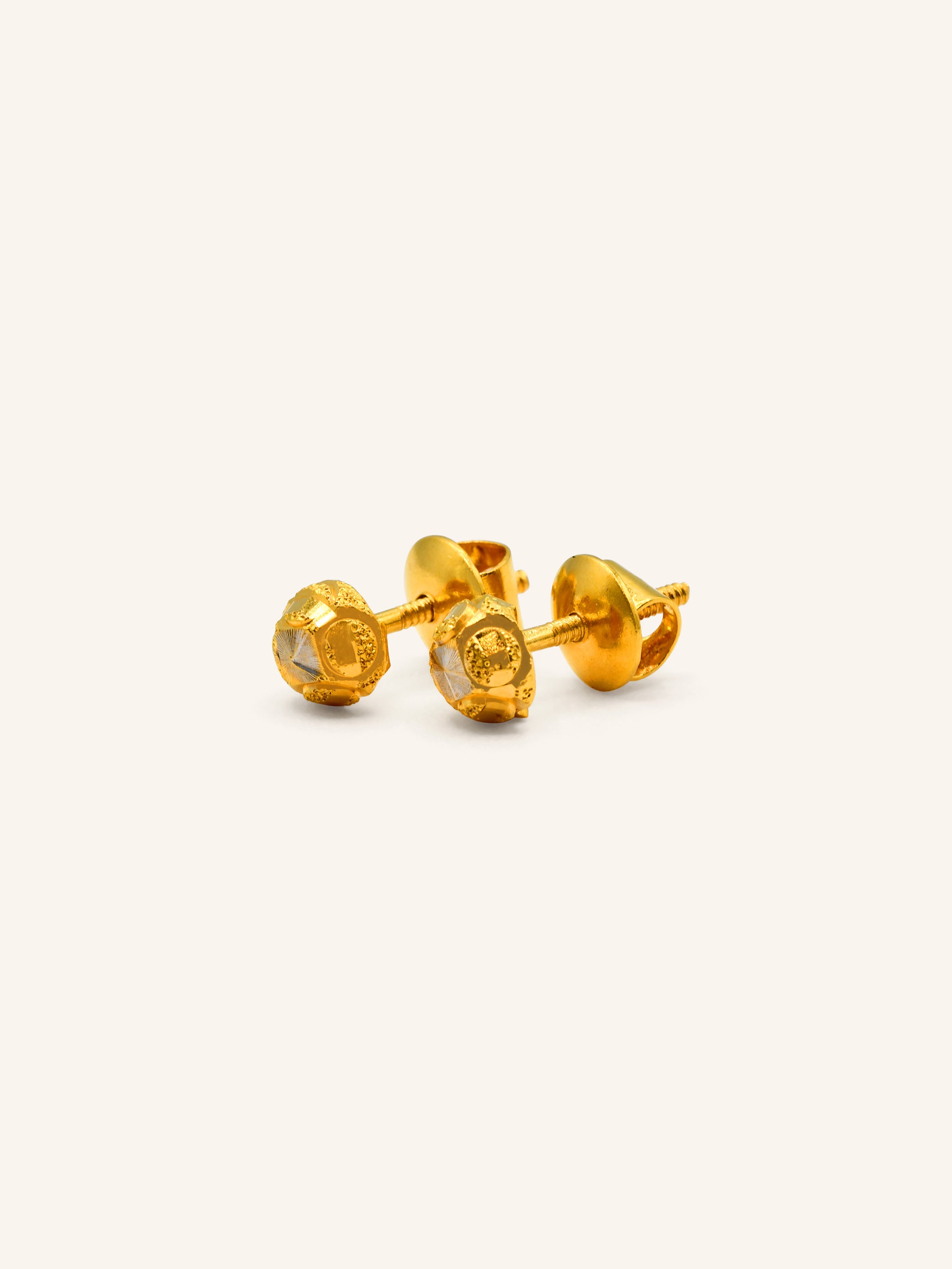 22ct Gold Stud Earrings