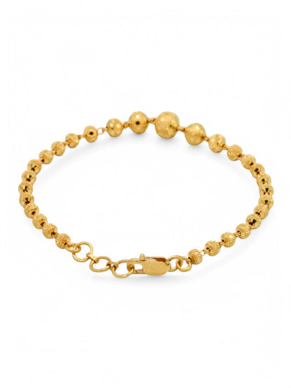 22ct Gold Ball Bracelet