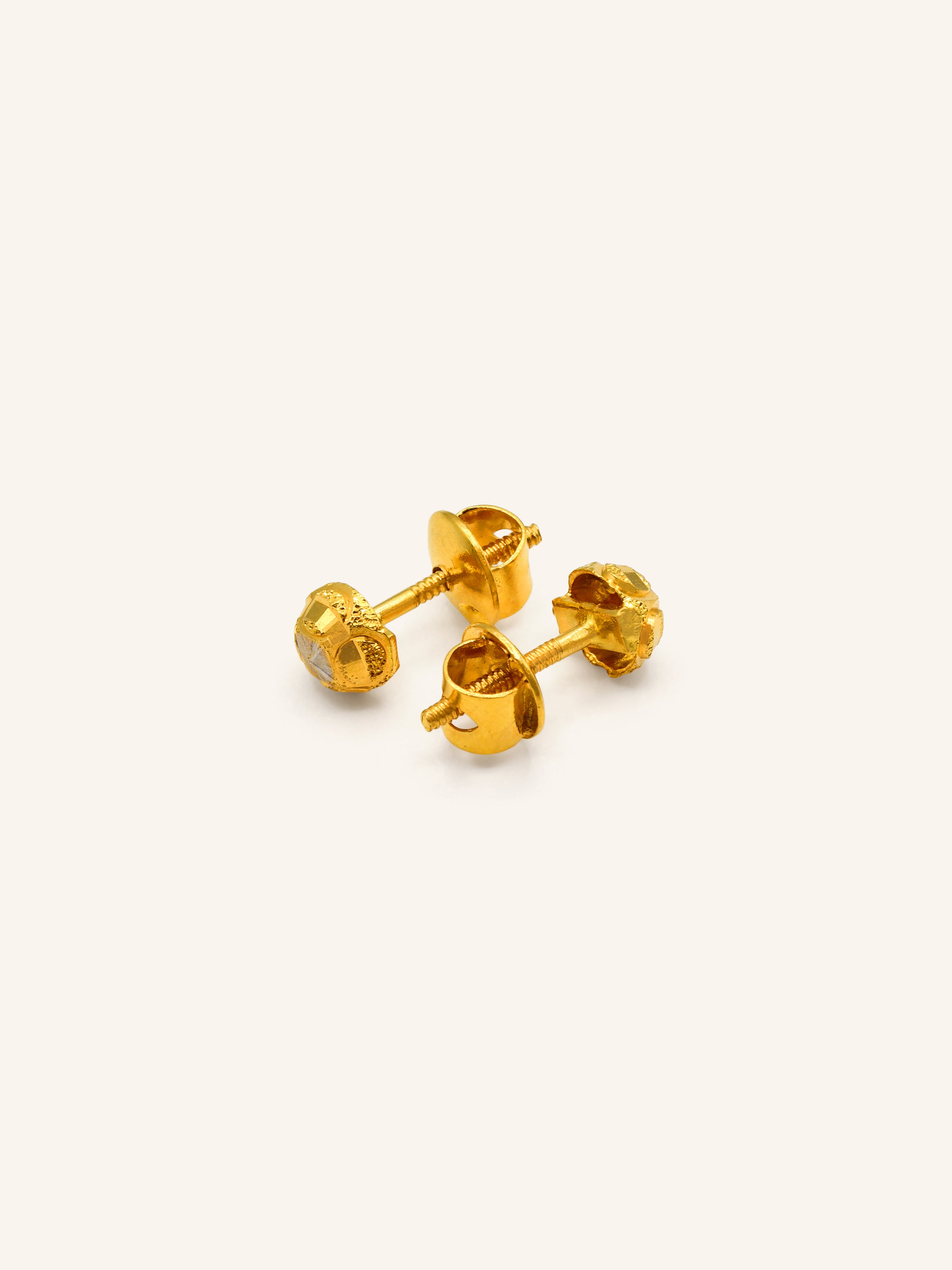 22ct Gold Stud Earrings