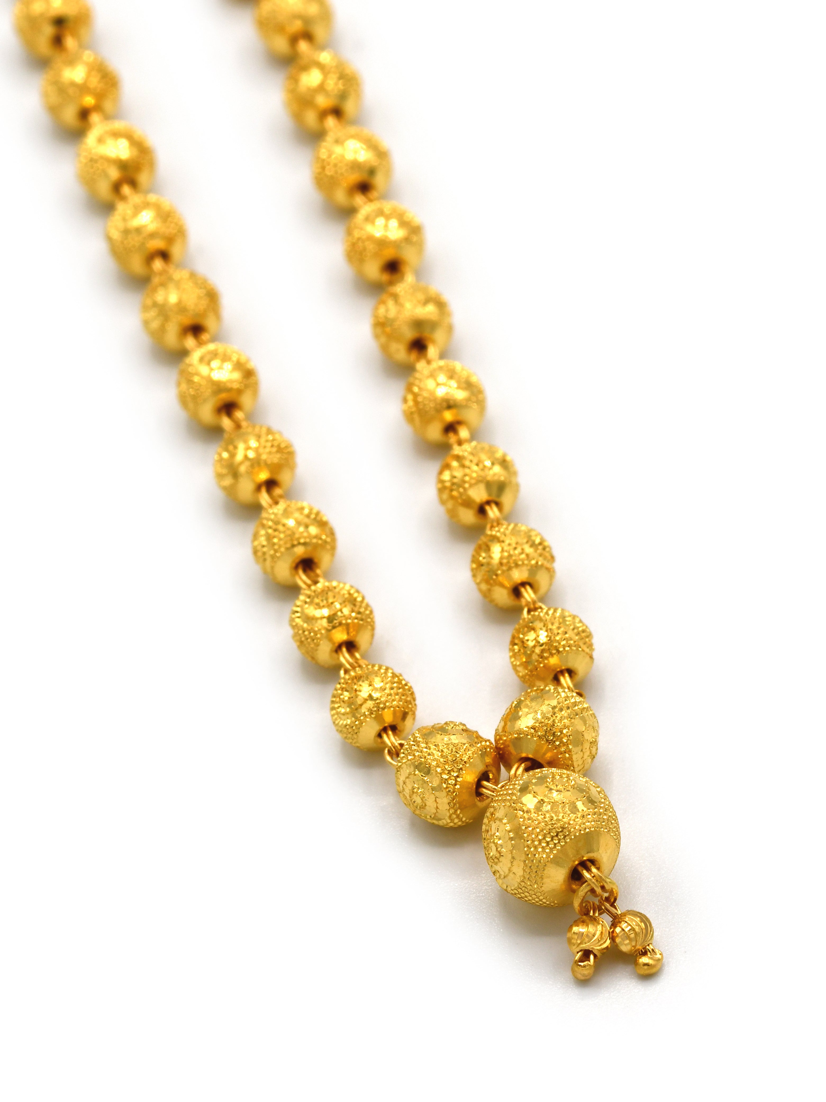 22ct Gold Ball Fancy Chain