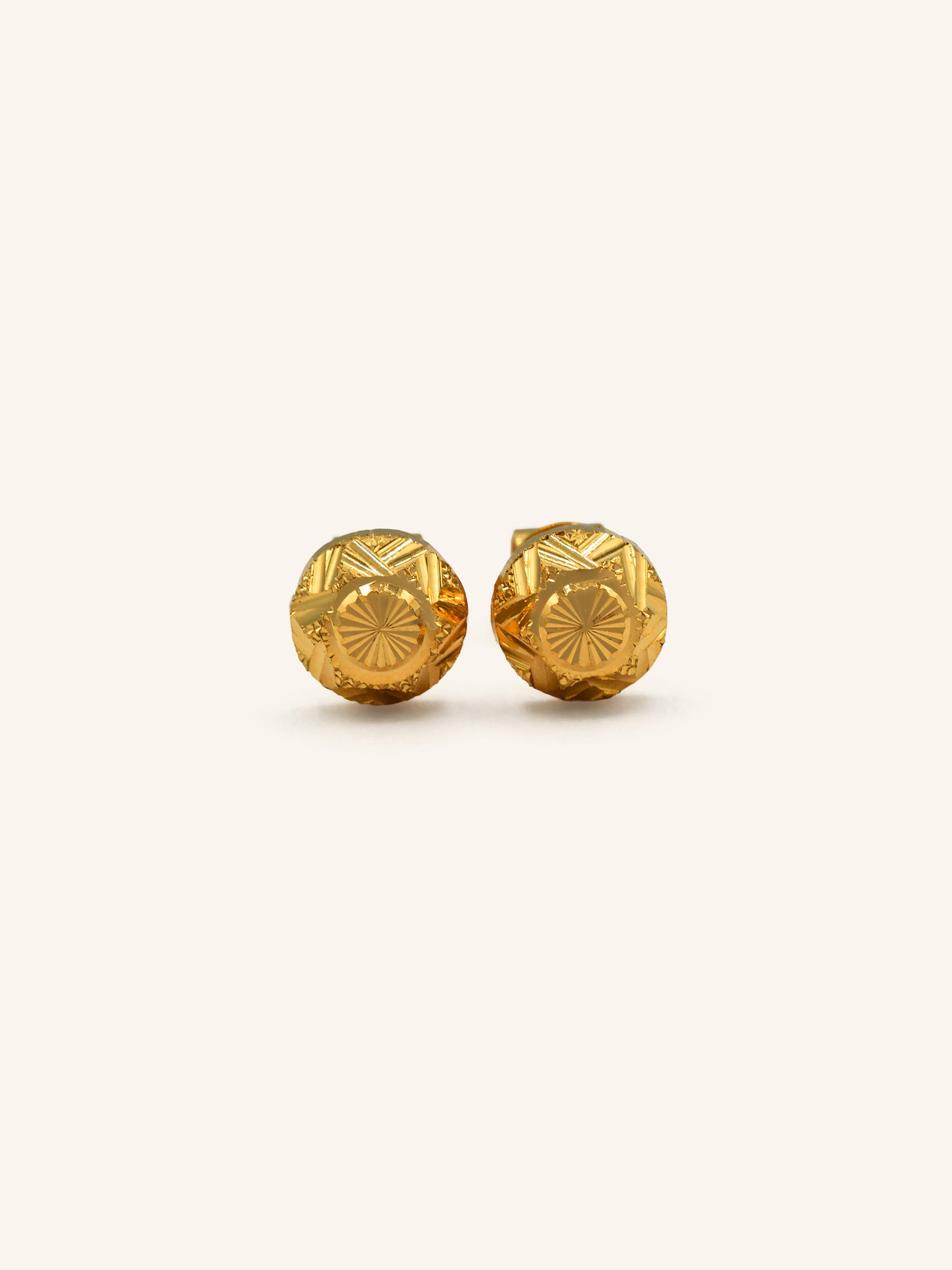 22ct Gold Stud Earring 1.89 GMS - Roop Darshan