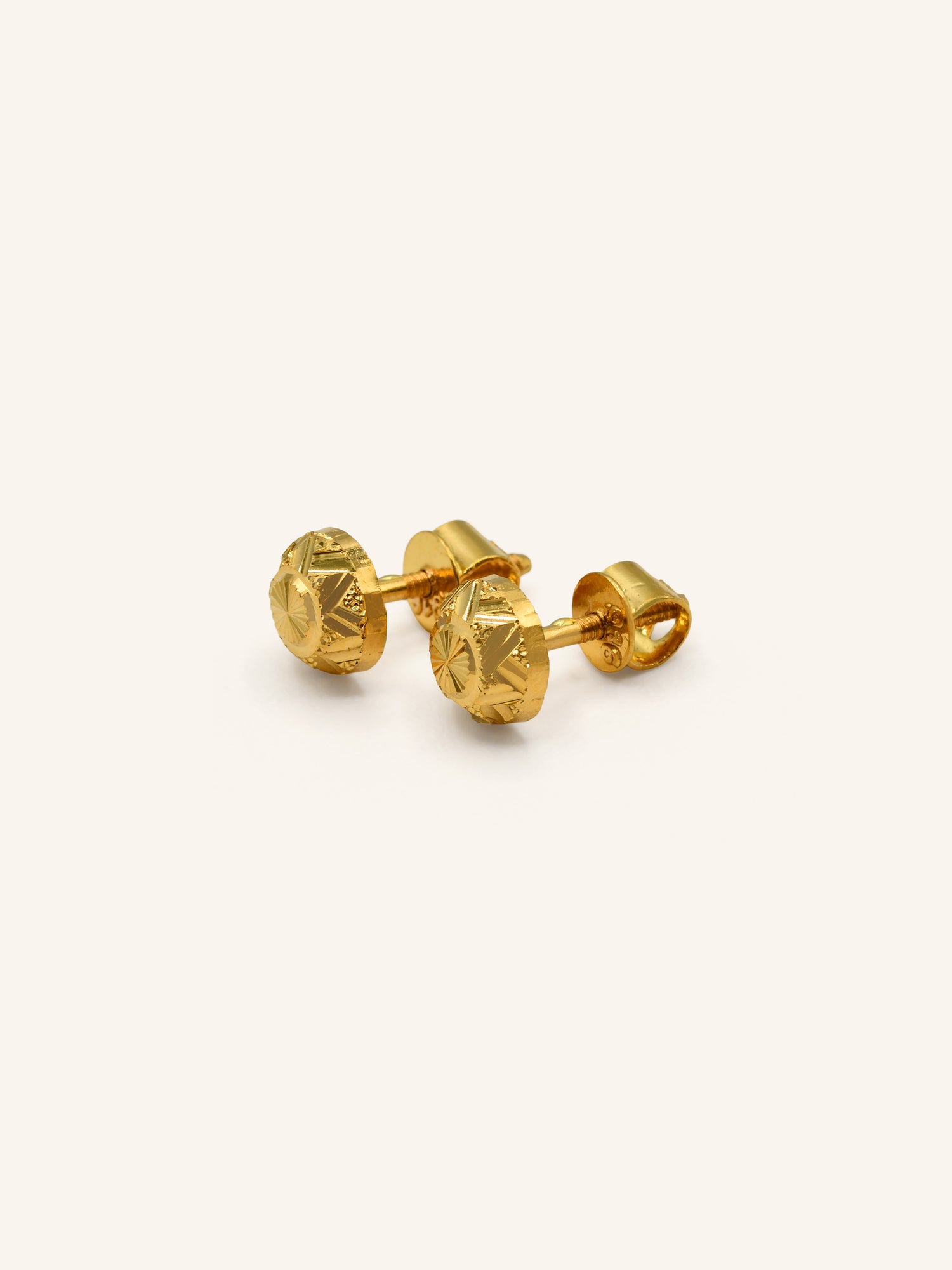 22ct Gold Stud Earring 1.89 GMS - Roop Darshan
