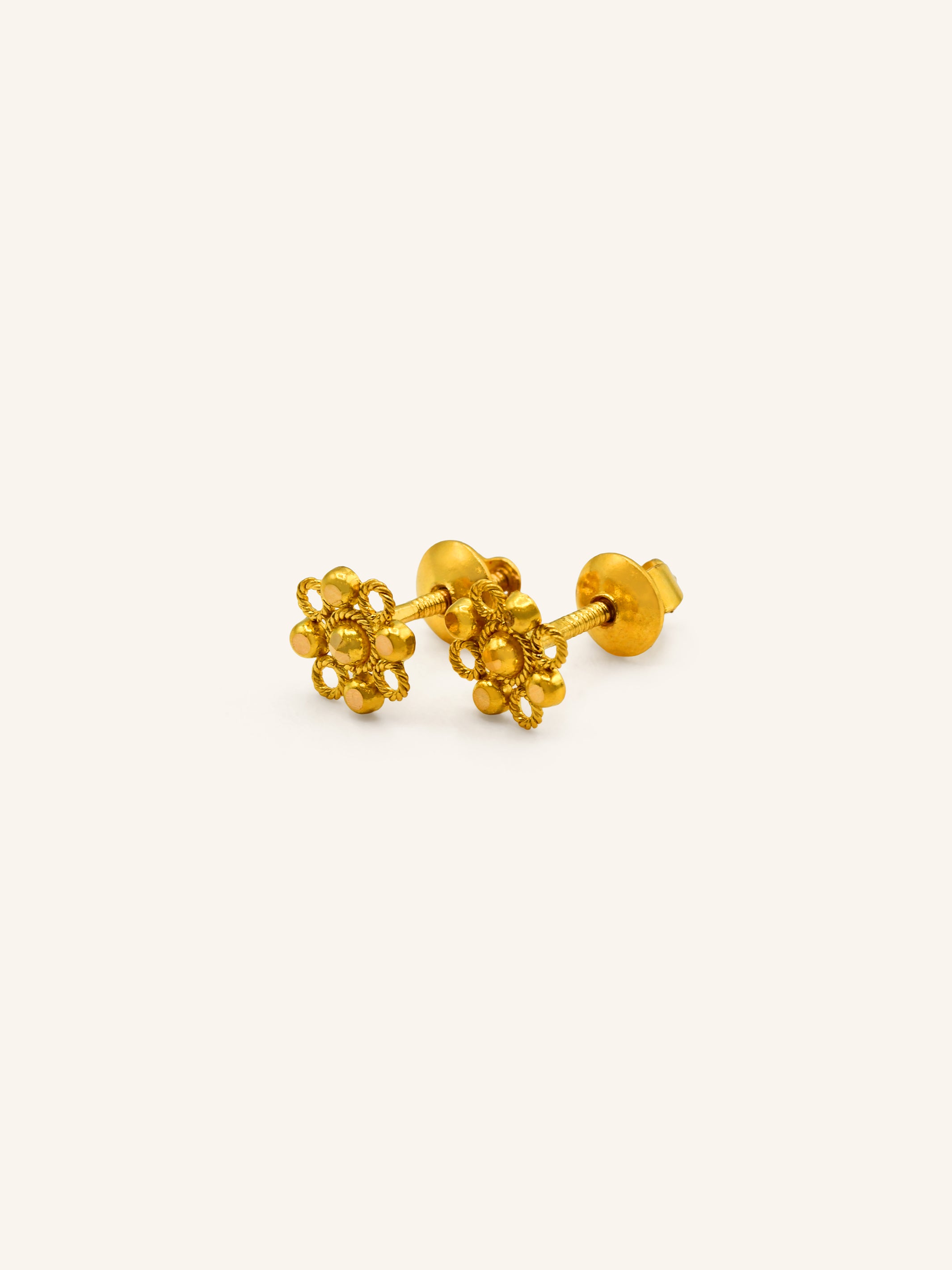 22Ct Gold Stud Earring