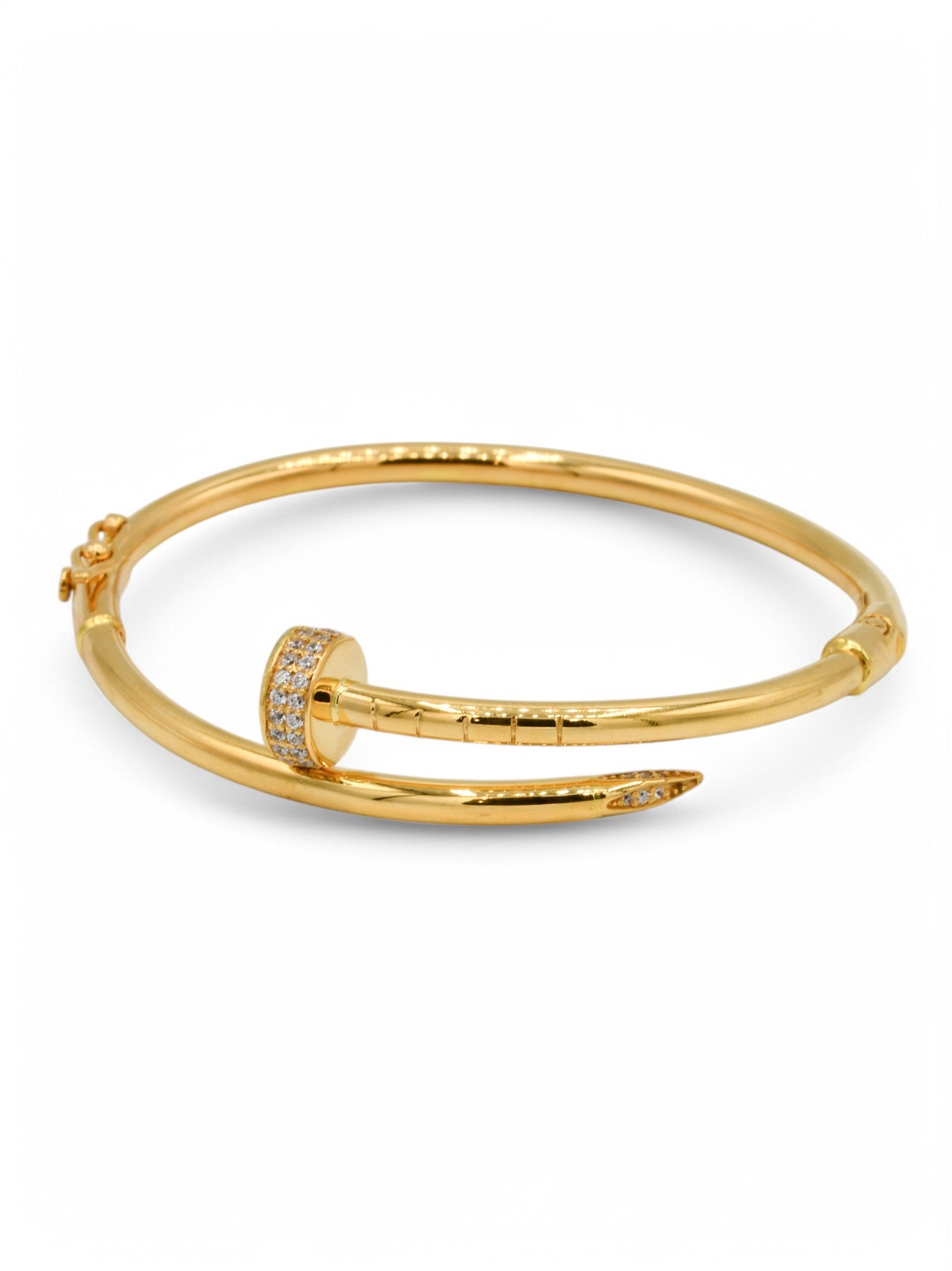 22ct Gold CZ Bangle