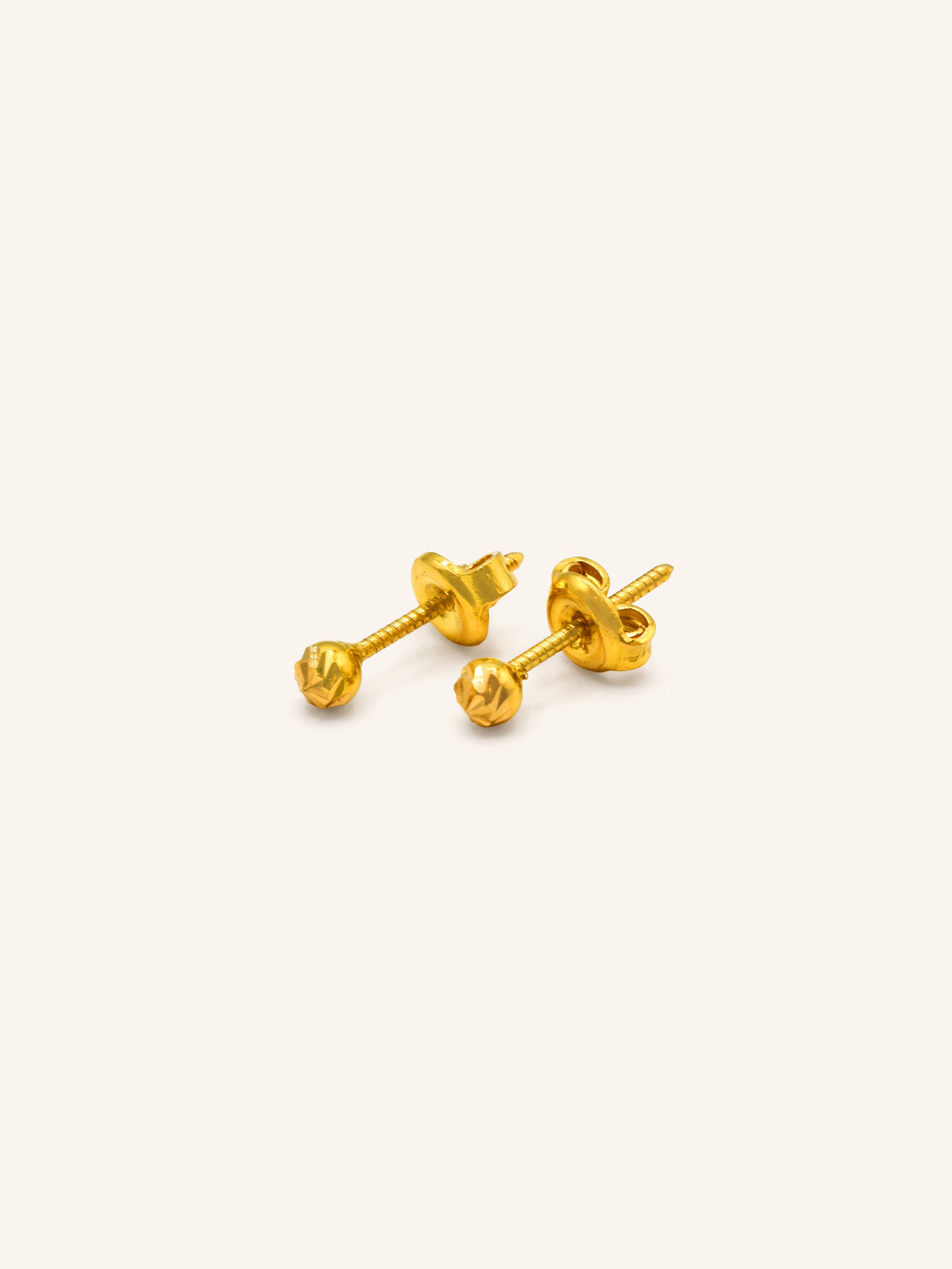 22ct Gold Stud Earrings