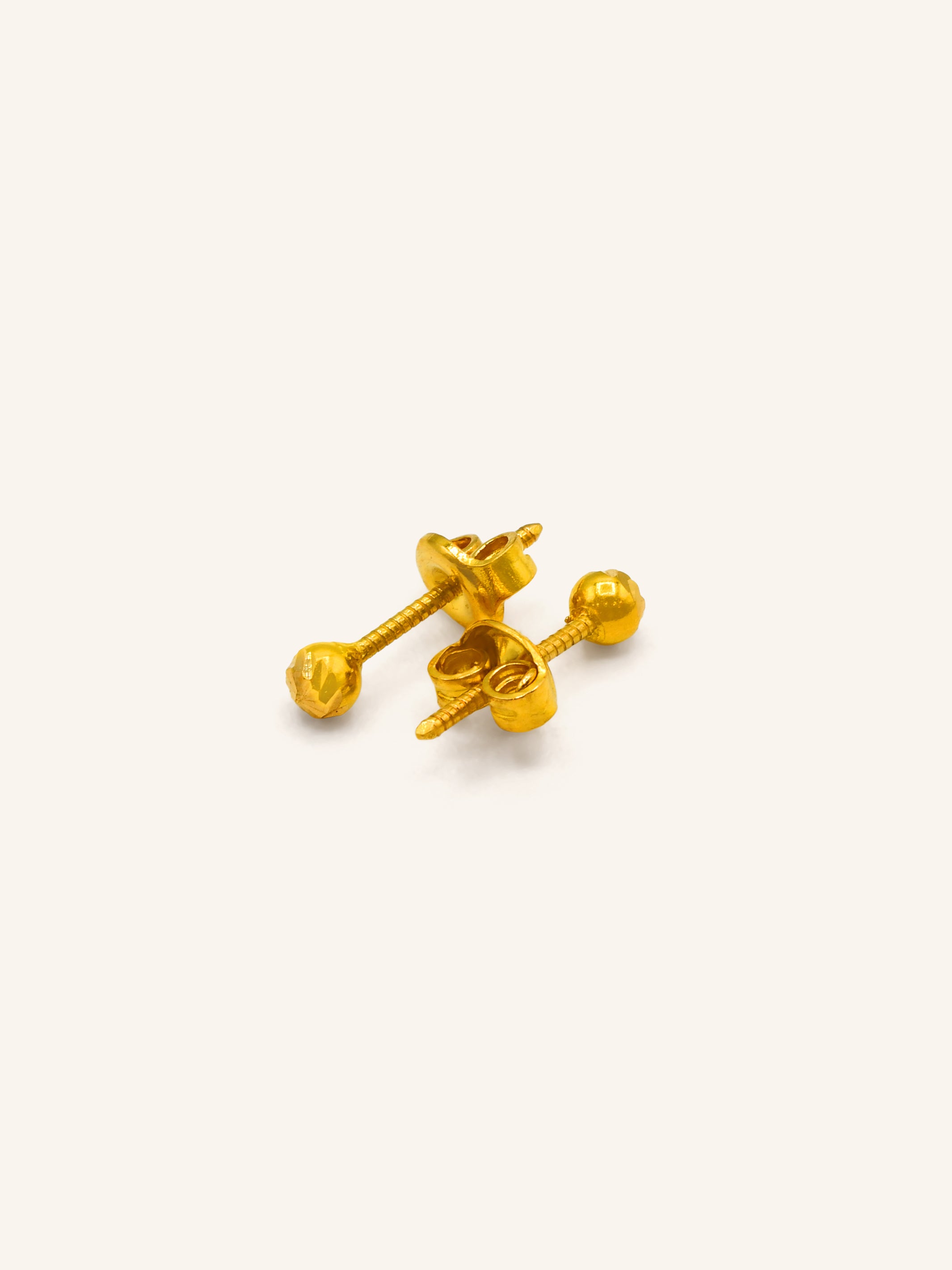 22ct Gold Stud Earrings