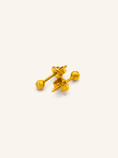 22ct Gold Stud Earrings
