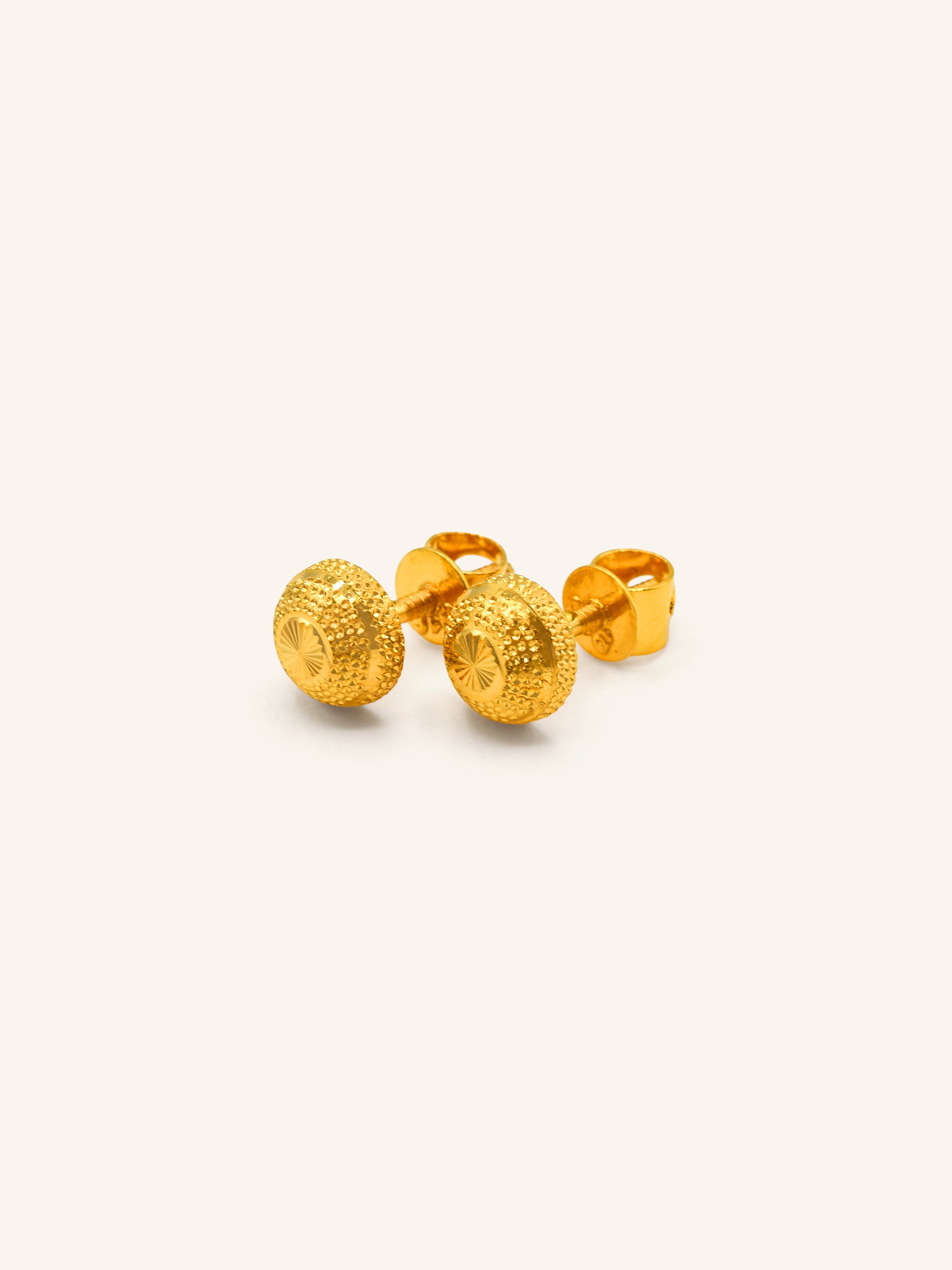 22ct Gold Stud Earring