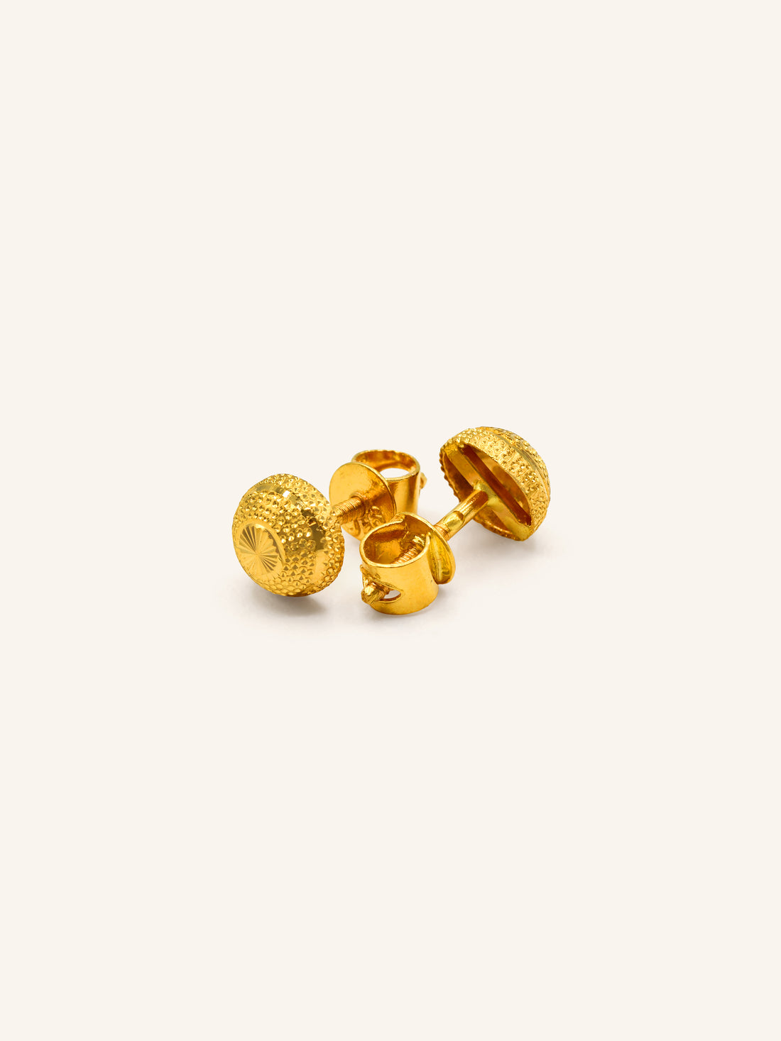 22ct Gold Stud Earring