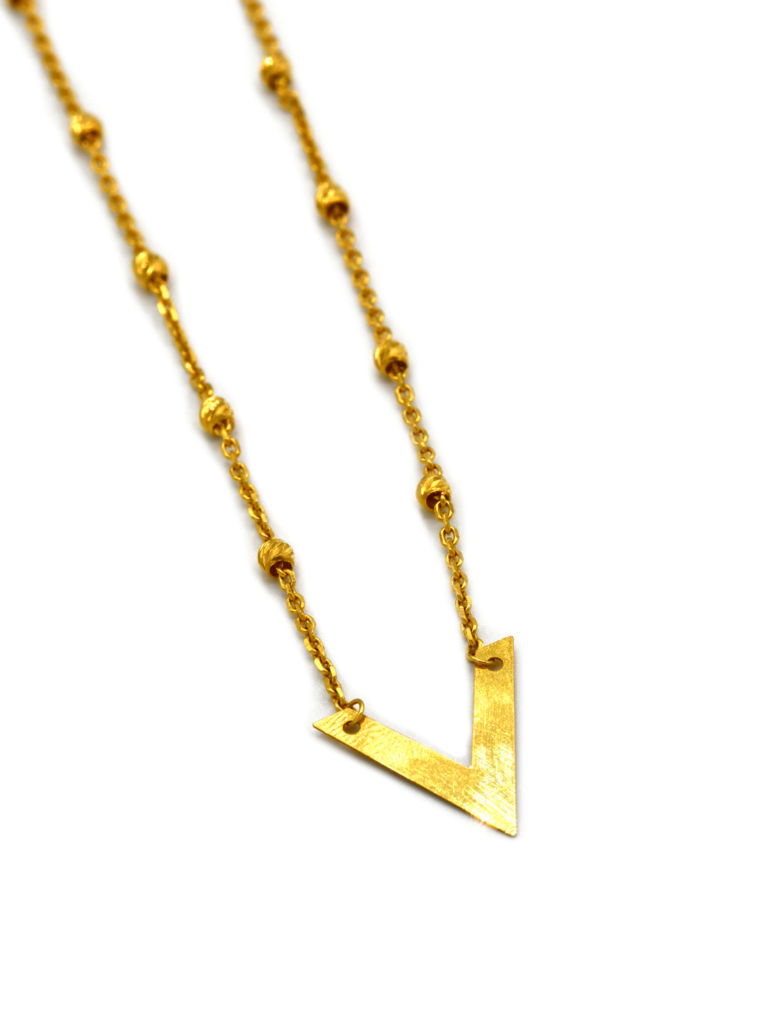22ct Gold Ball Fancy Chain