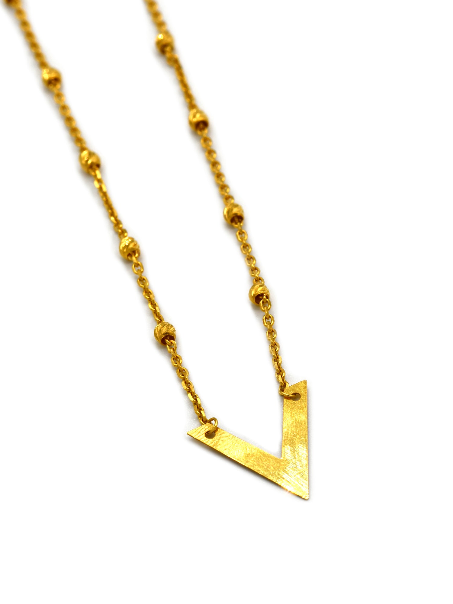 22ct Gold Ball Fancy Chain