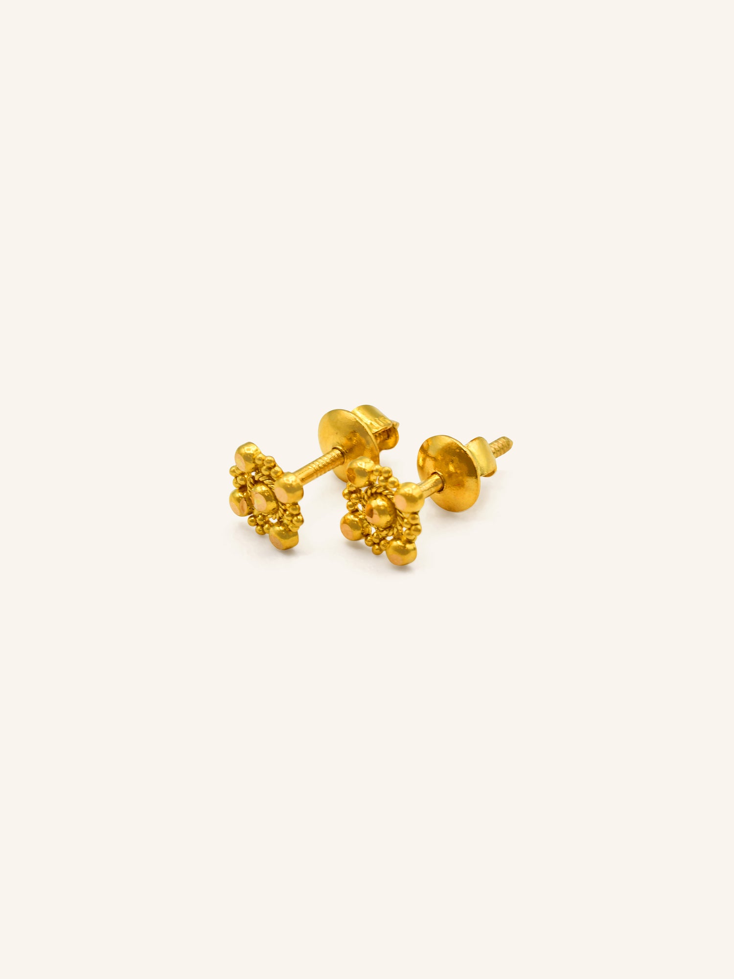 22ct Gold Stud Earrings
