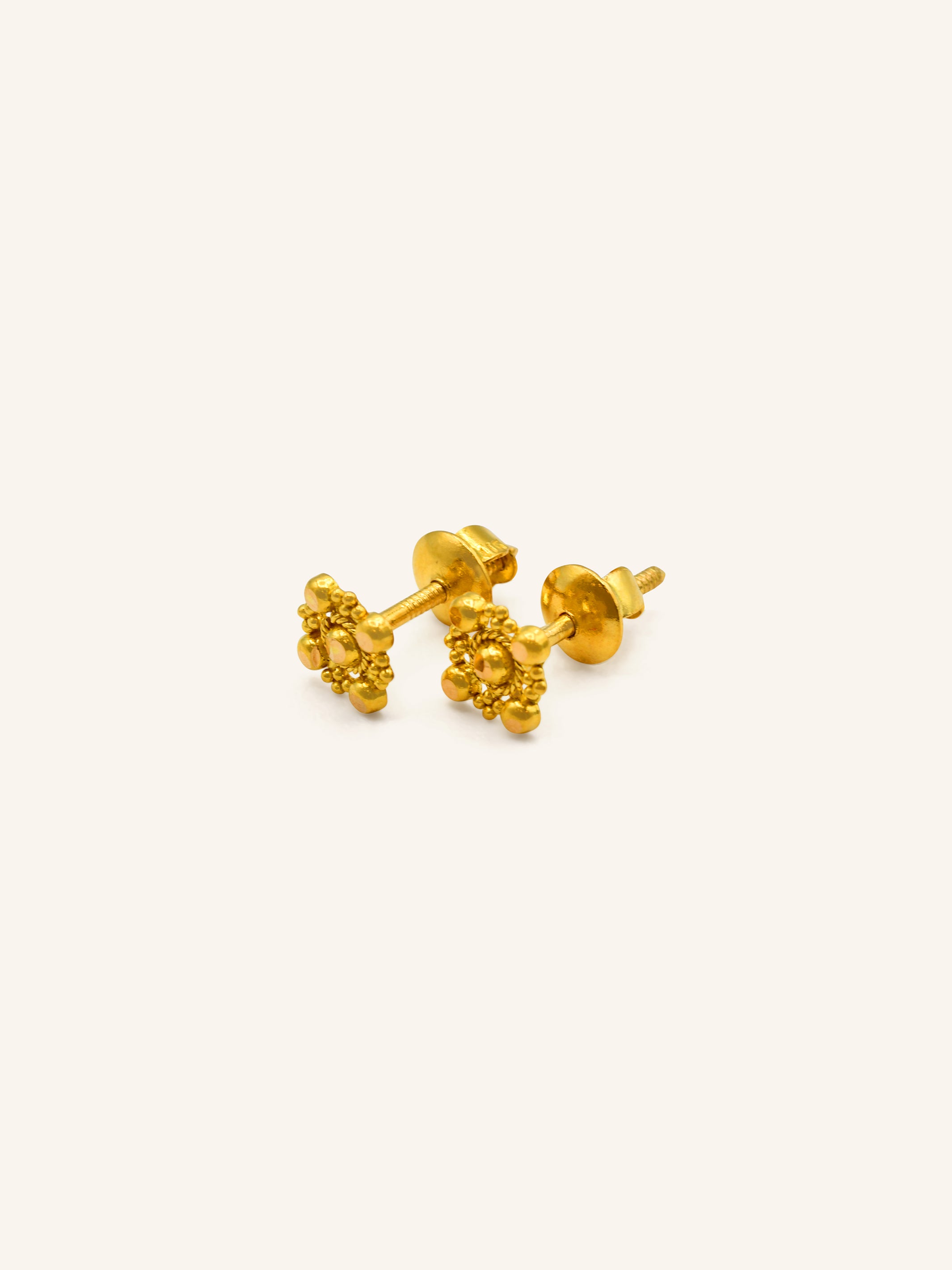 22ct Gold Stud Earrings