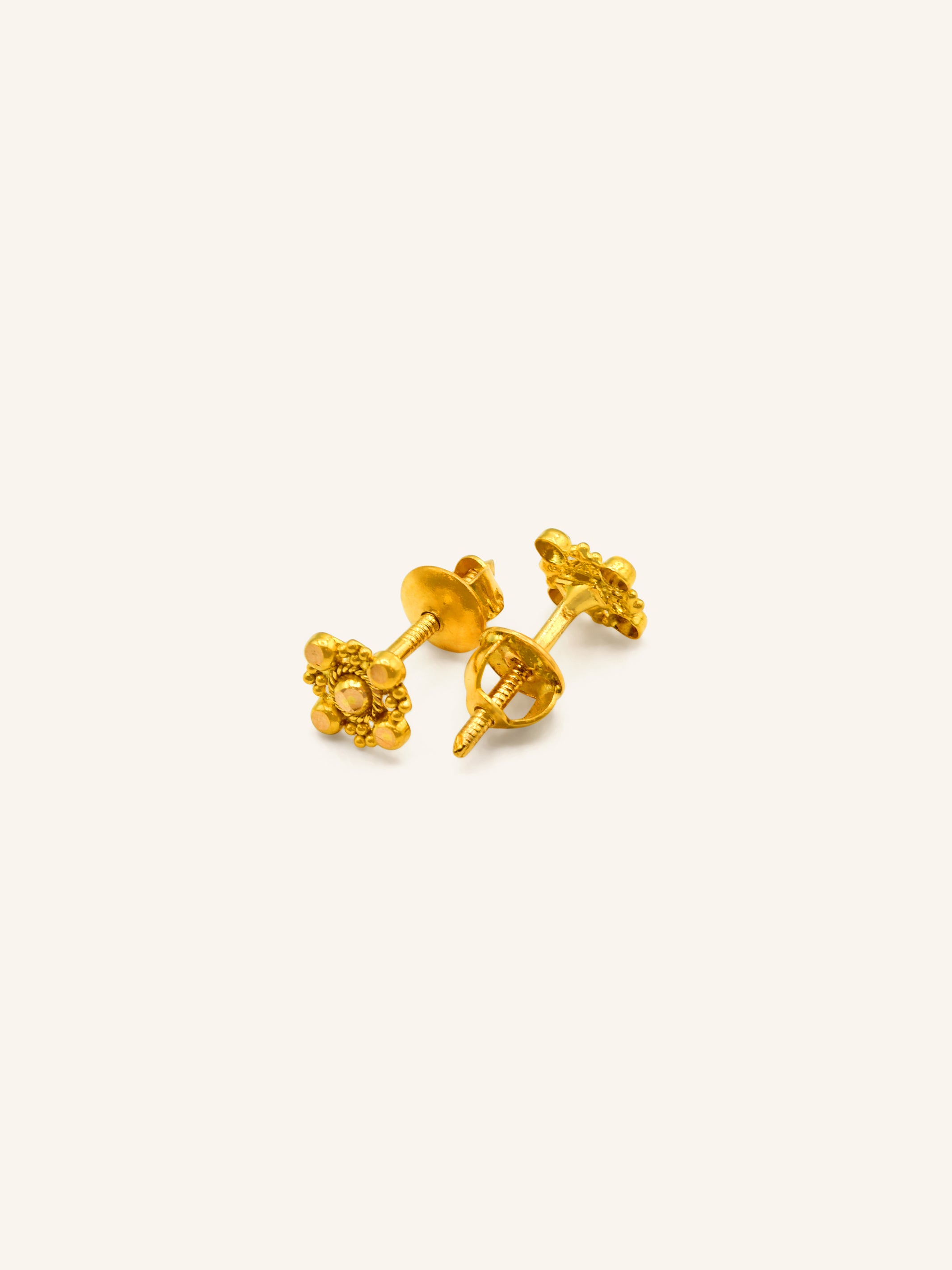 22ct Gold Stud Earrings