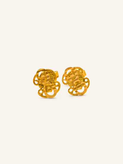 22ct Gold Stud Earrings