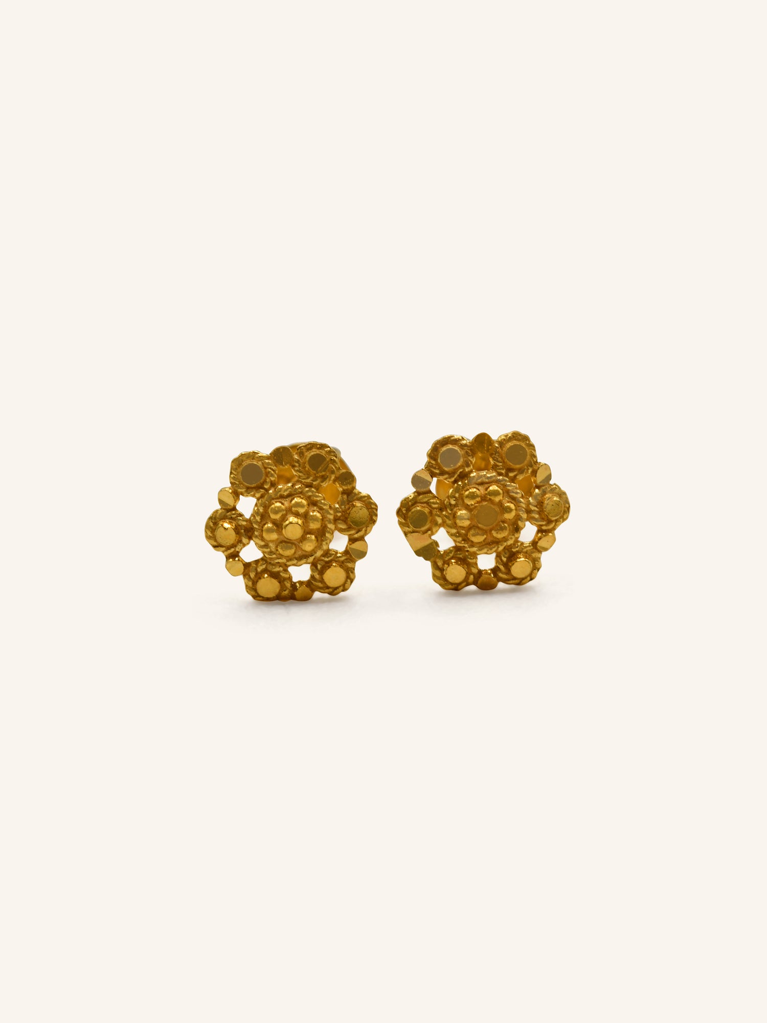 22ct Gold Stud Earring 1.00 GMS - Roop Darshan