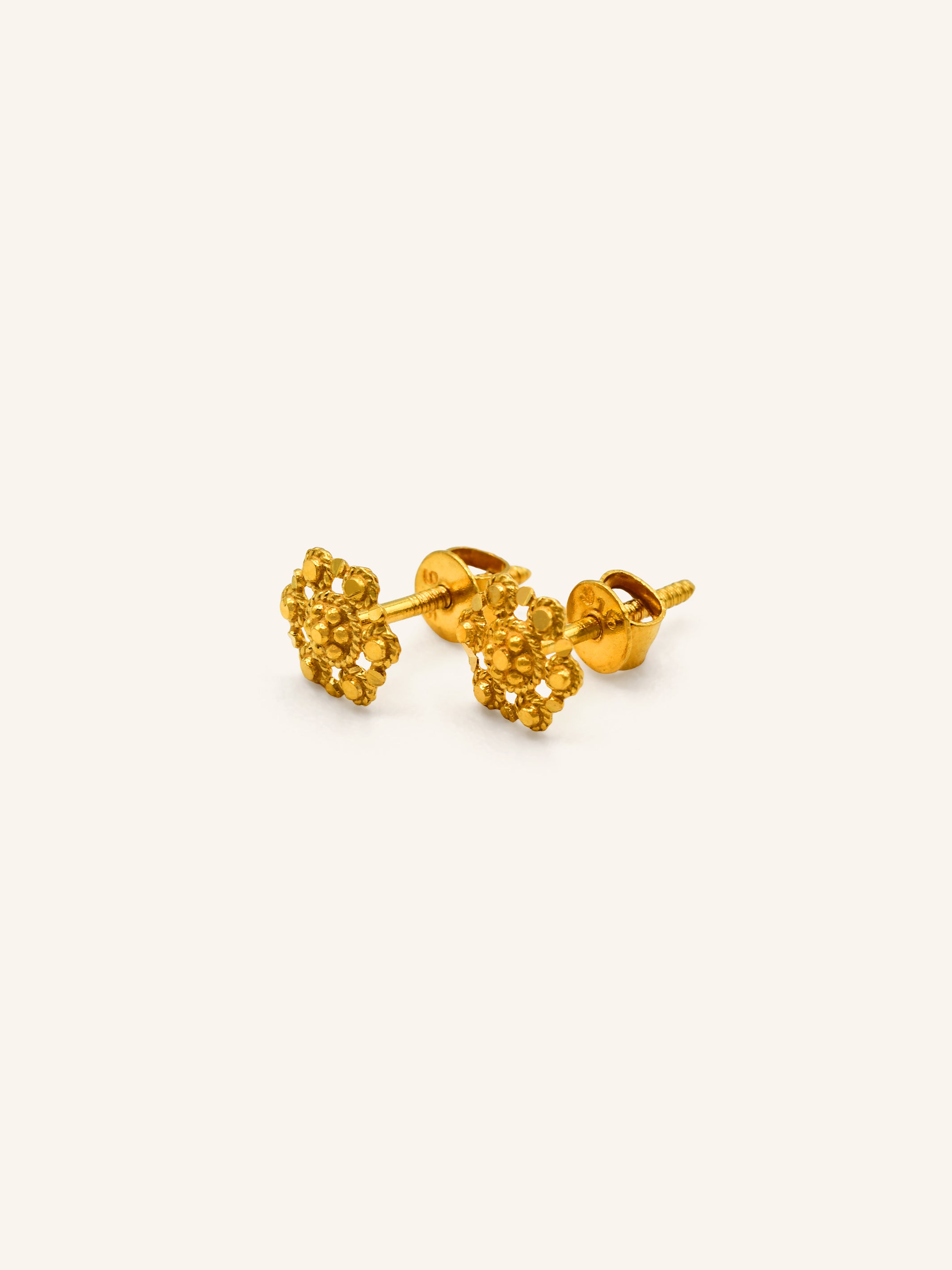 22ct Gold Stud Earring