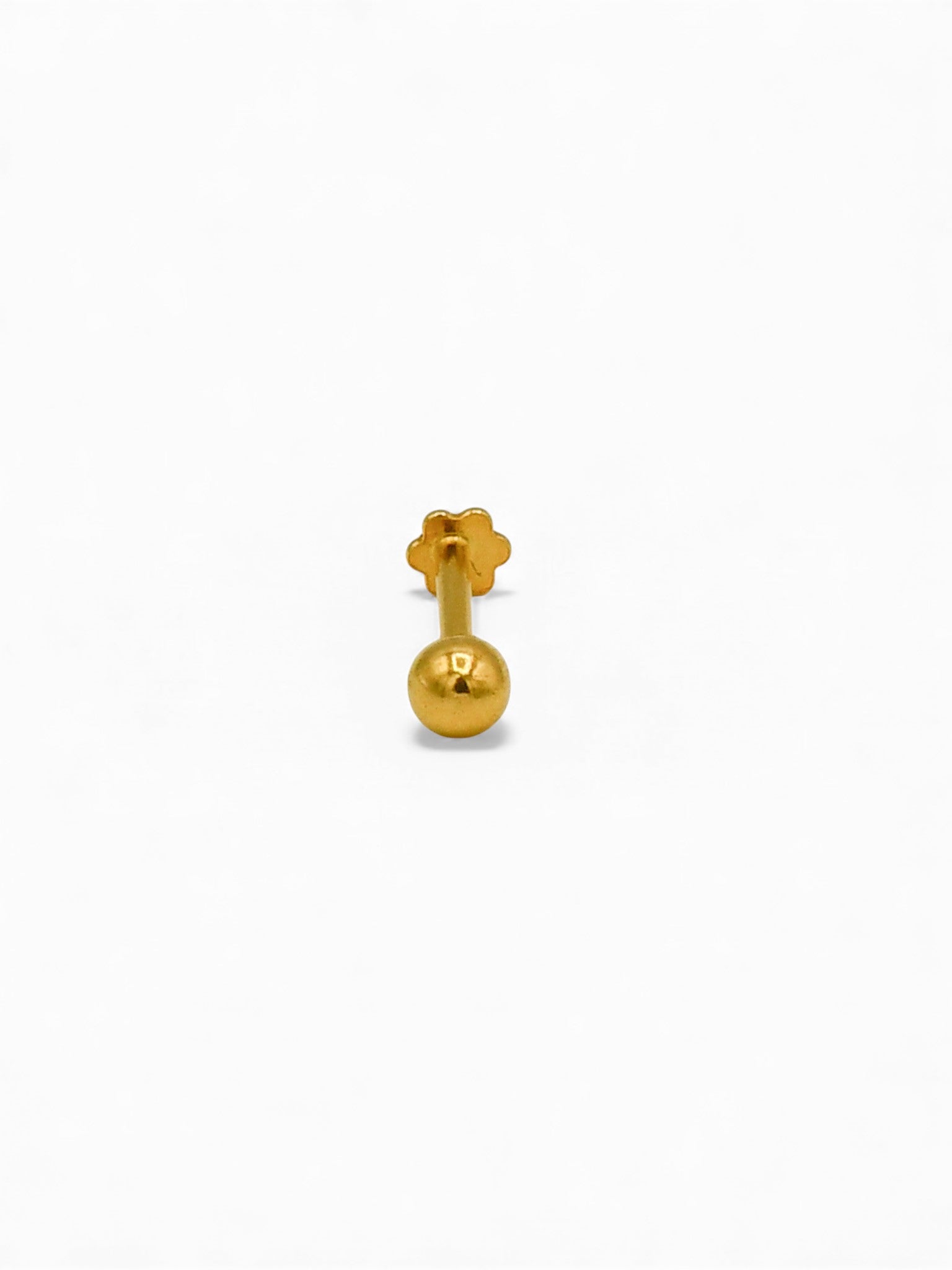 22ct Gold Nose Pin 4.5mm - Roop Darshan