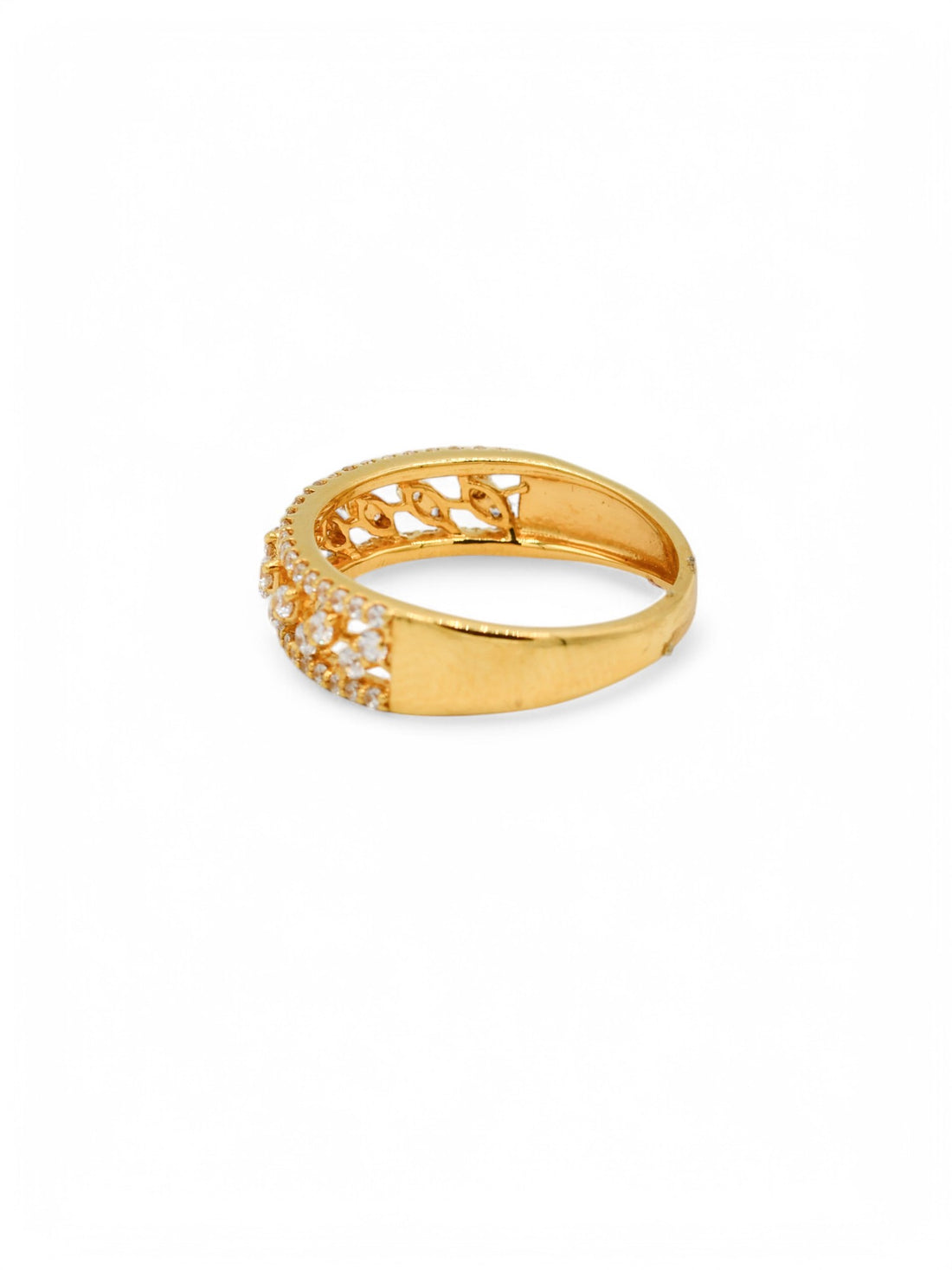 22ct Gold CZ Ladies Ring