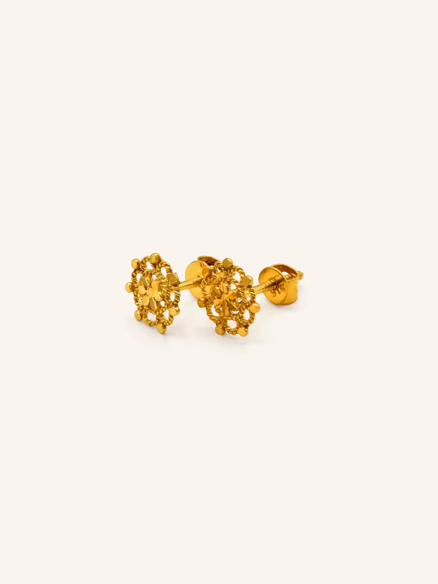 22ct Gold Stud Earring