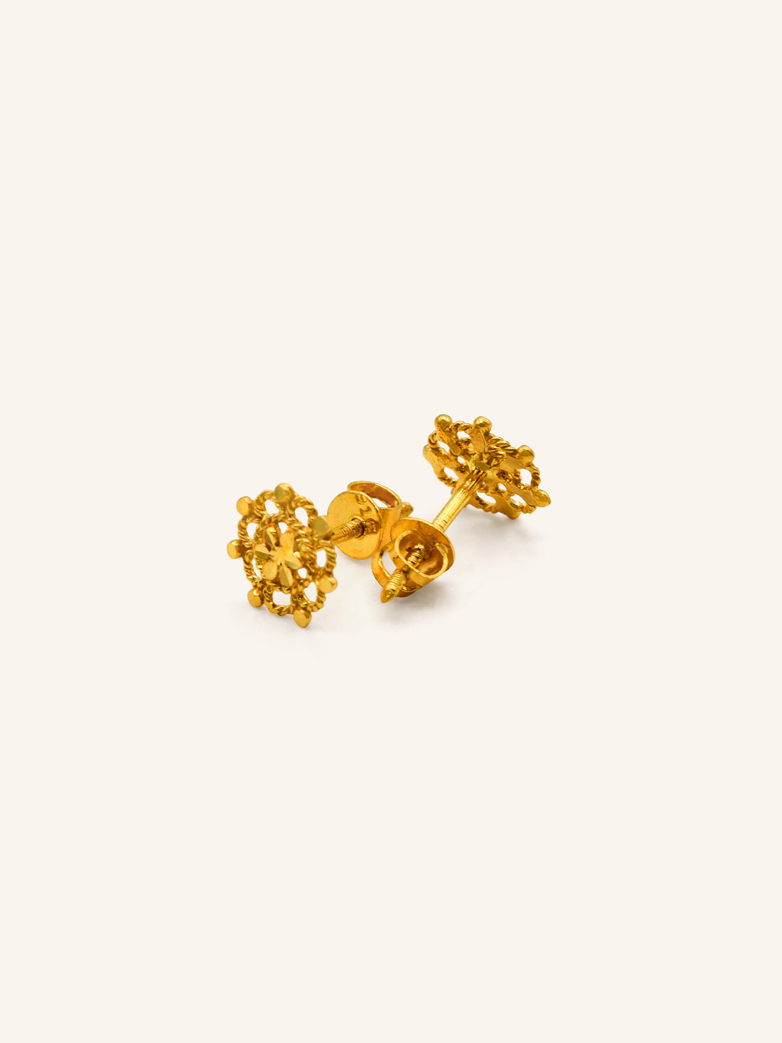 22ct Gold Stud Earring