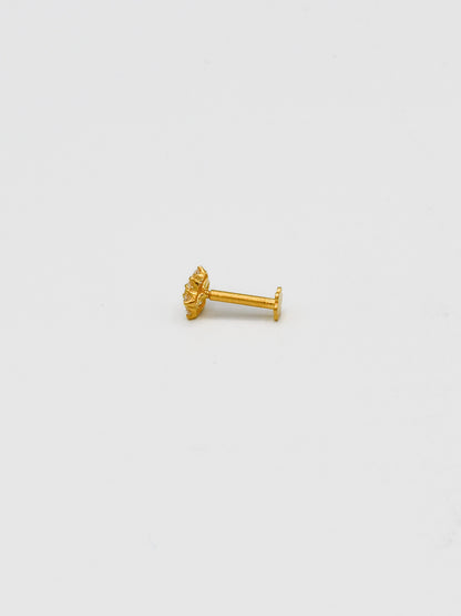 22ct Gold 7 Cz Nose Pin