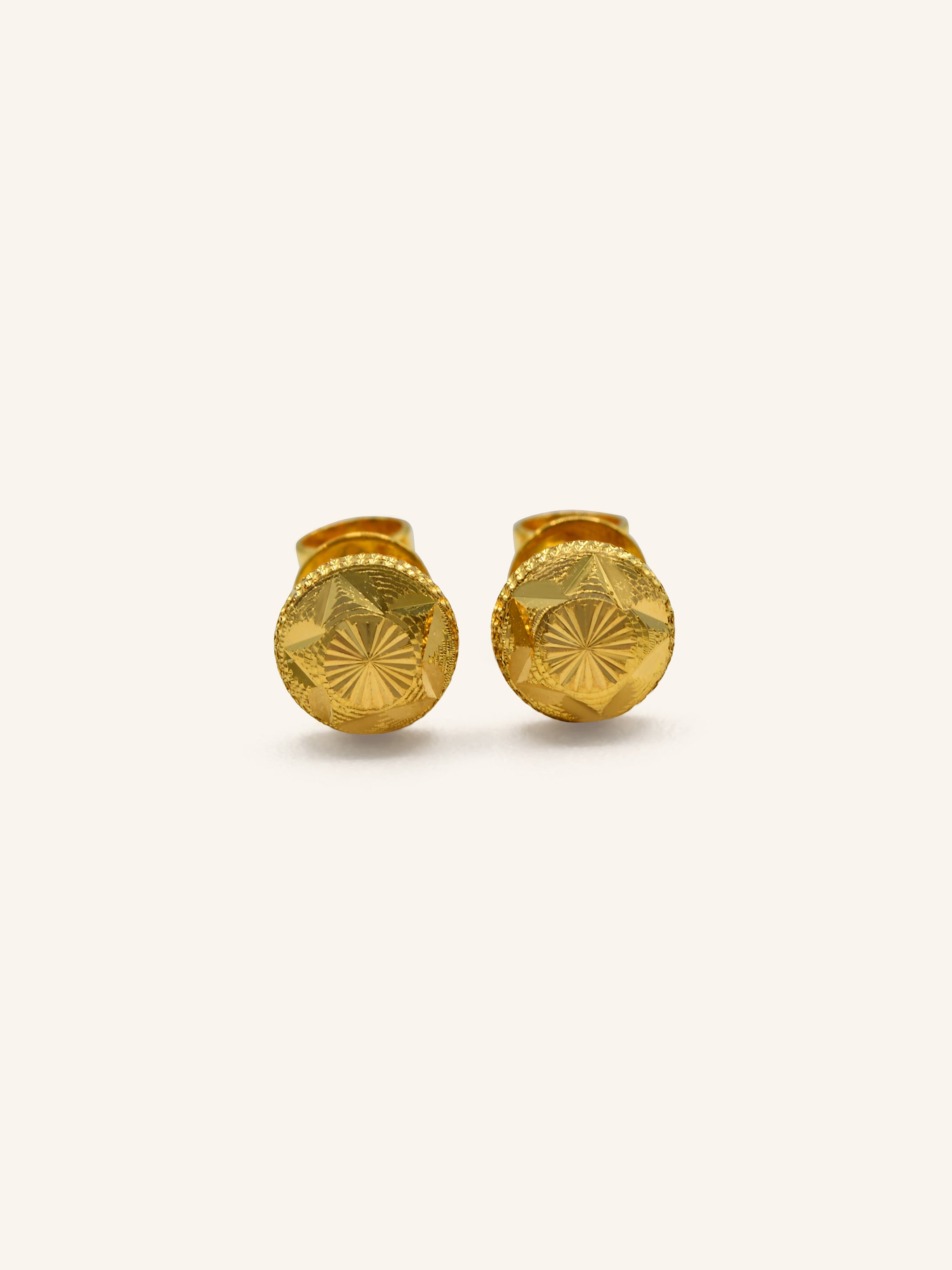 22ct Gold Stud Earring 1.67 GMS - Roop Darshan